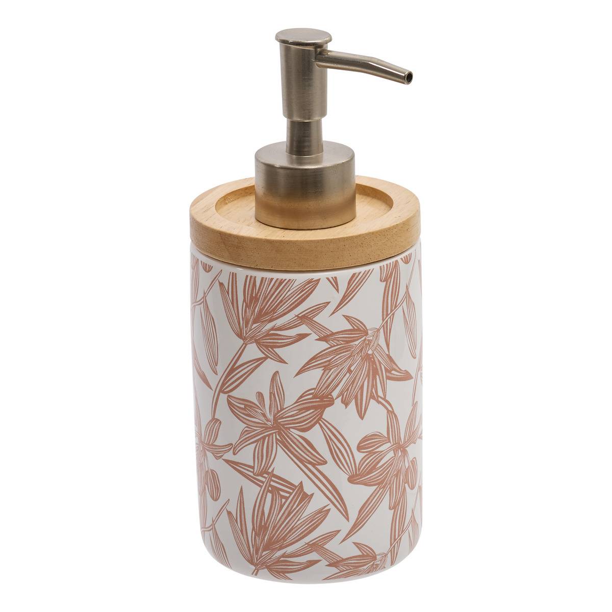 Distributeur à savon 400ml BLACKFLORA rose, 5FIVE SIMPLY SMART