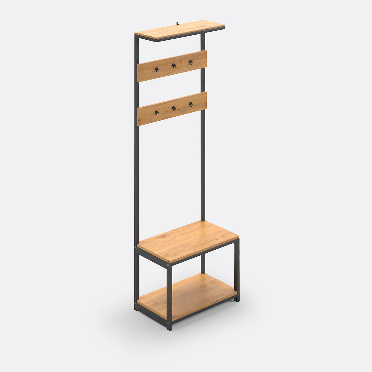 Hiba Hallway Coat Rack & Bench wood/metal, LA REDOUTE INTERIEURS