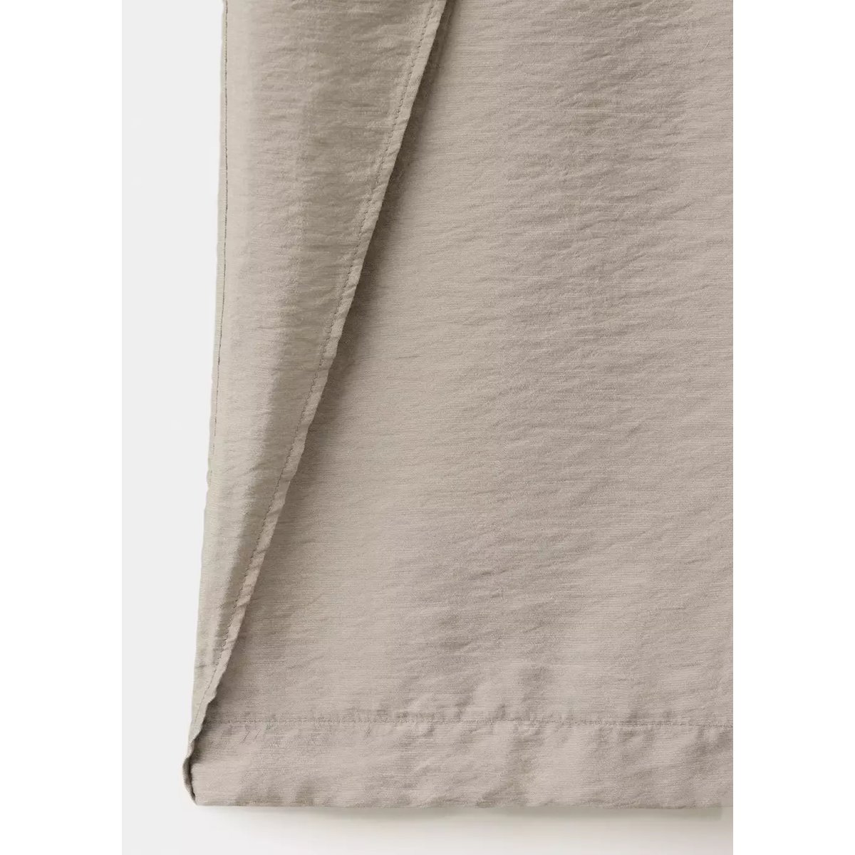 Pantalon wide leg paréo marron moyen, MANGO TEEN
