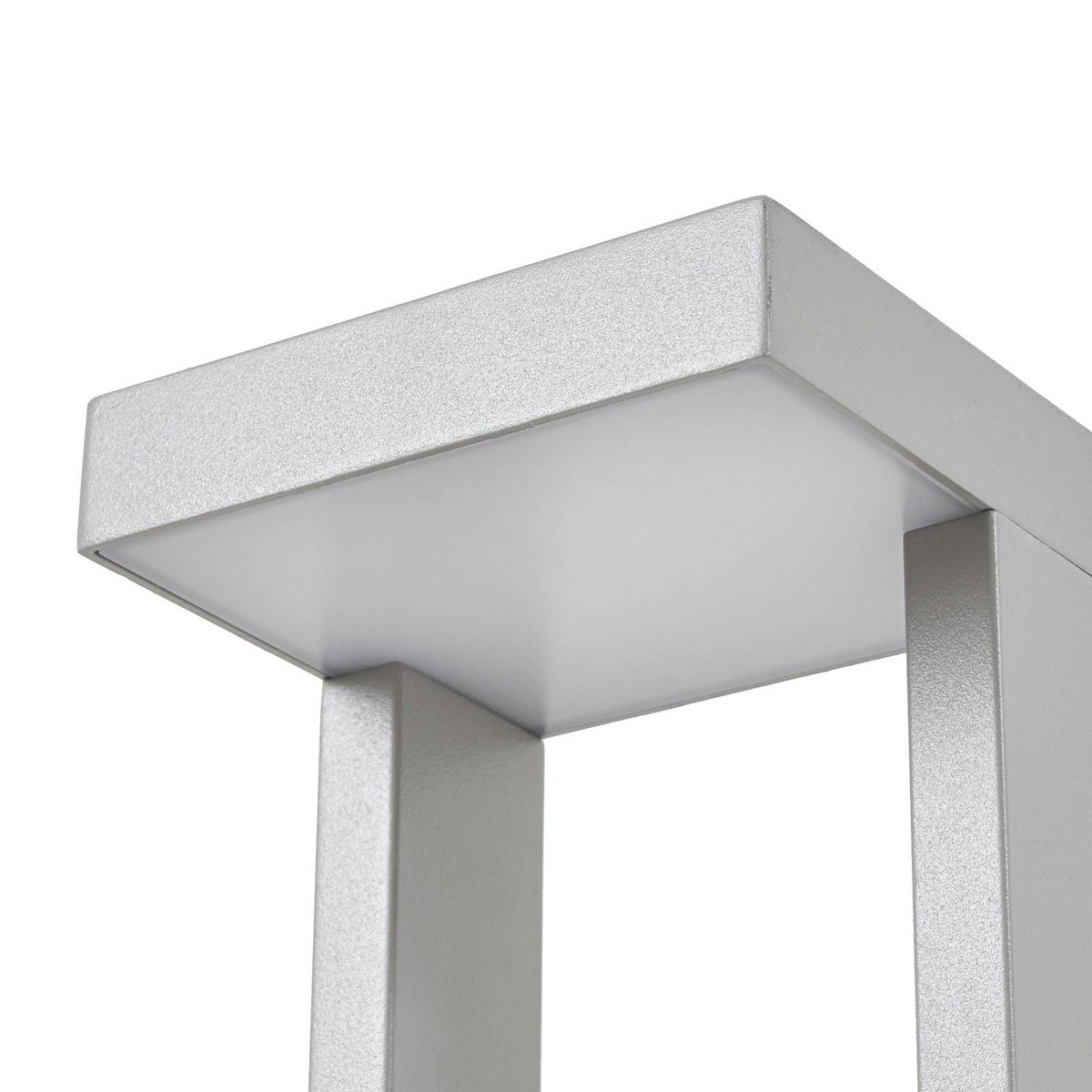 Luminaire extérieur en aluminium moderneLED gris, LINDBY