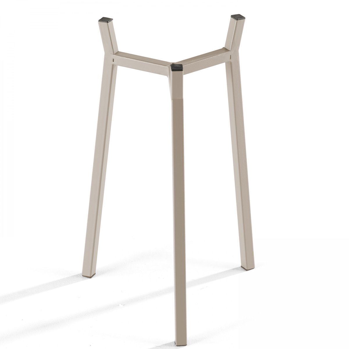 Lot de 2 supports cache pot sur pied, PALAVAS taupe, OVIALA