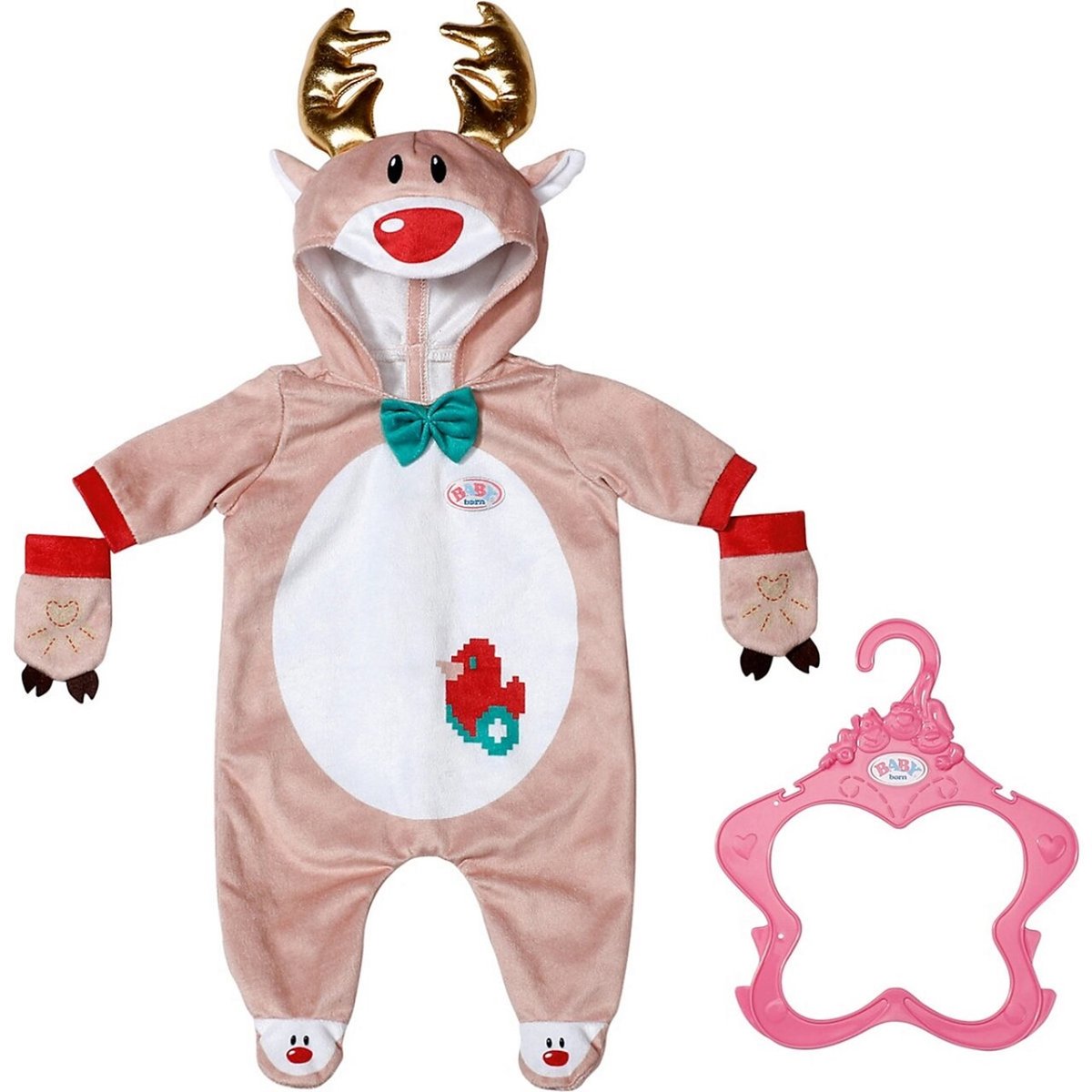 Baby born Costume douillet du renne 43 cm multicolore, ZAPF CREATION