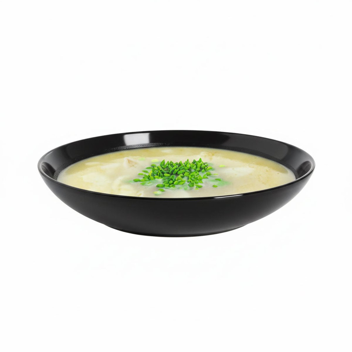 6 assiettes creuses noires en verre 20 cm -APY noir, LUMINARC