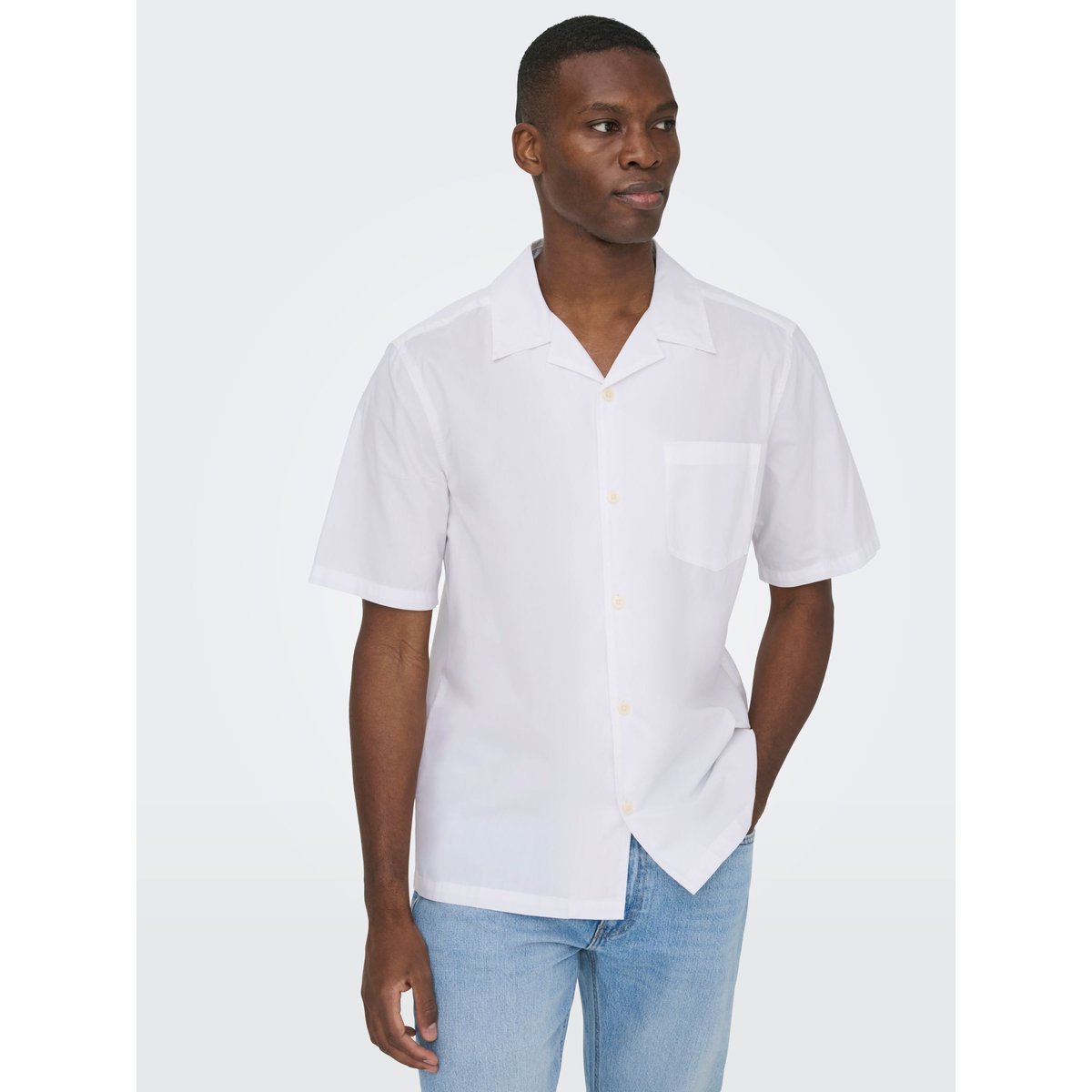 Chemise bright white, ONLY & SONS