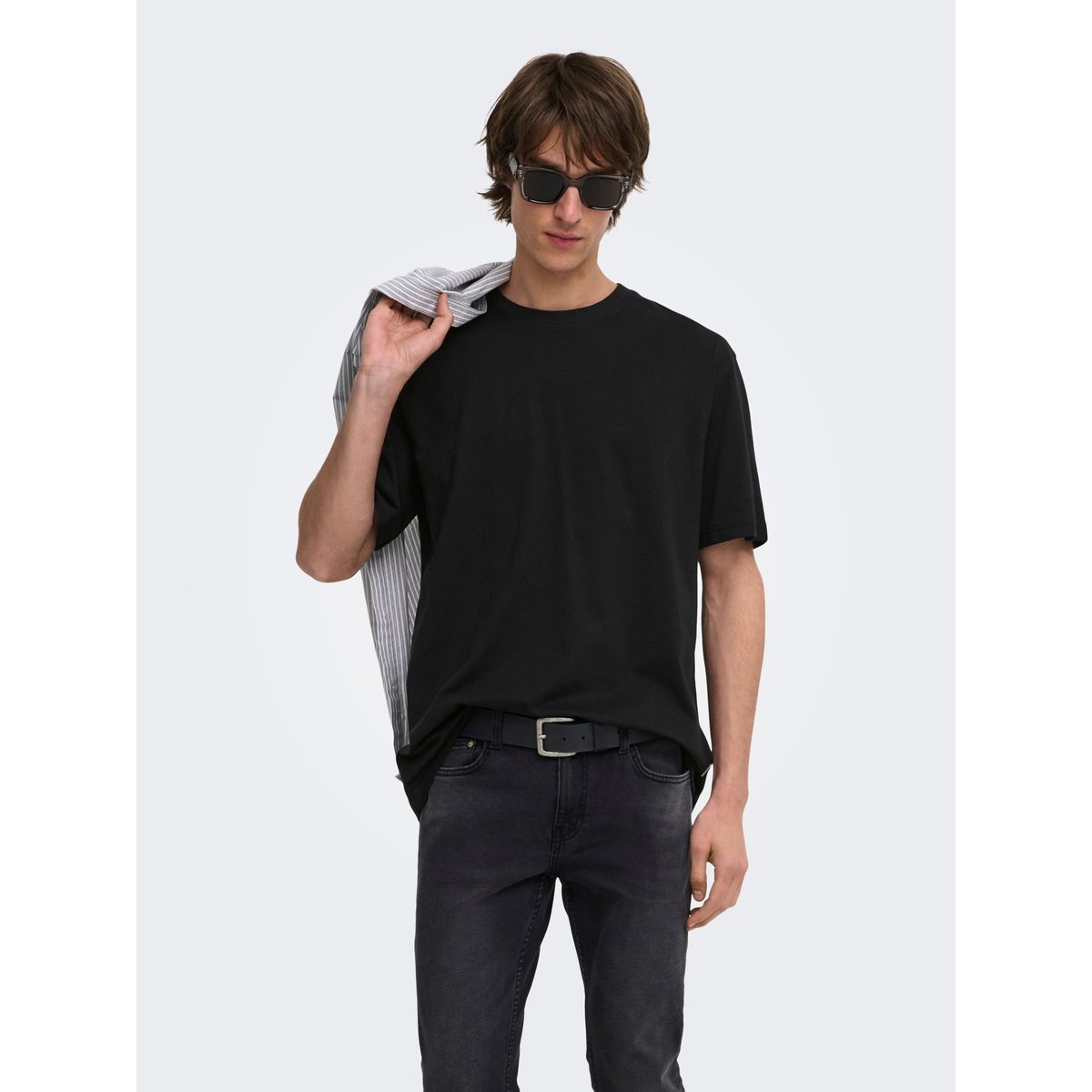 T-Shirt noire - black, ONLY & SONS