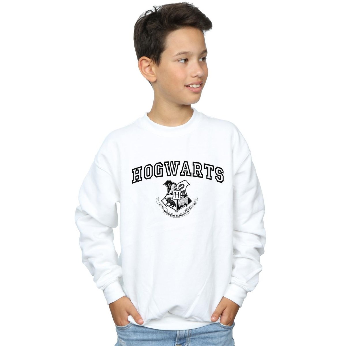 Sweat HOGWARTS blanc, HARRY POTTER