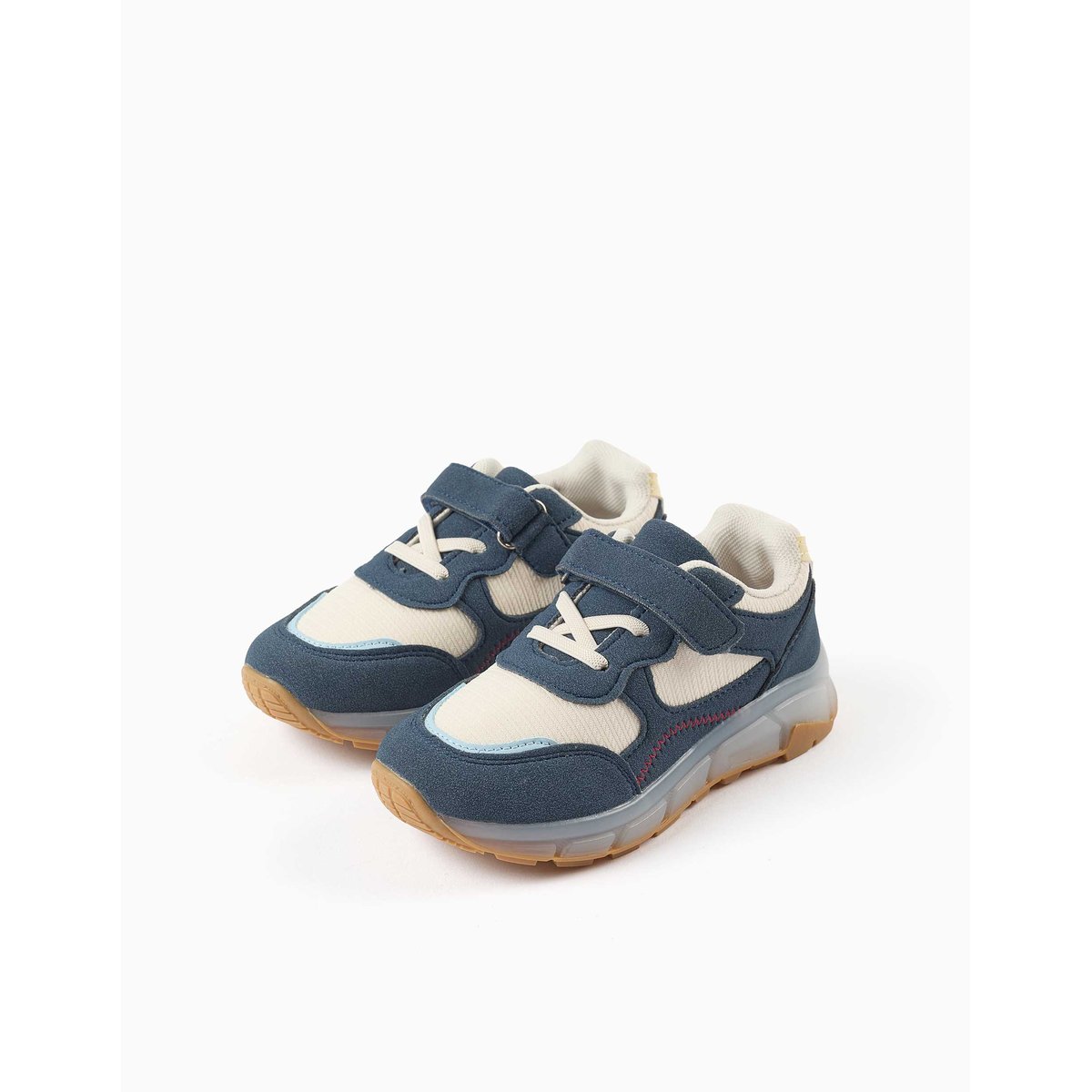 Baskets lumineuses avec semelle antidérapante multicolore, ZIPPY