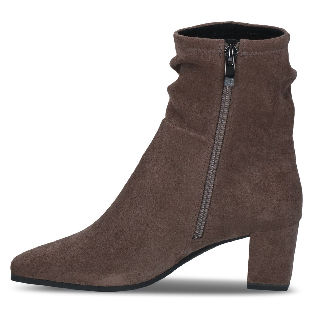 Bottine talon bloc marron cognac, CAPRICE