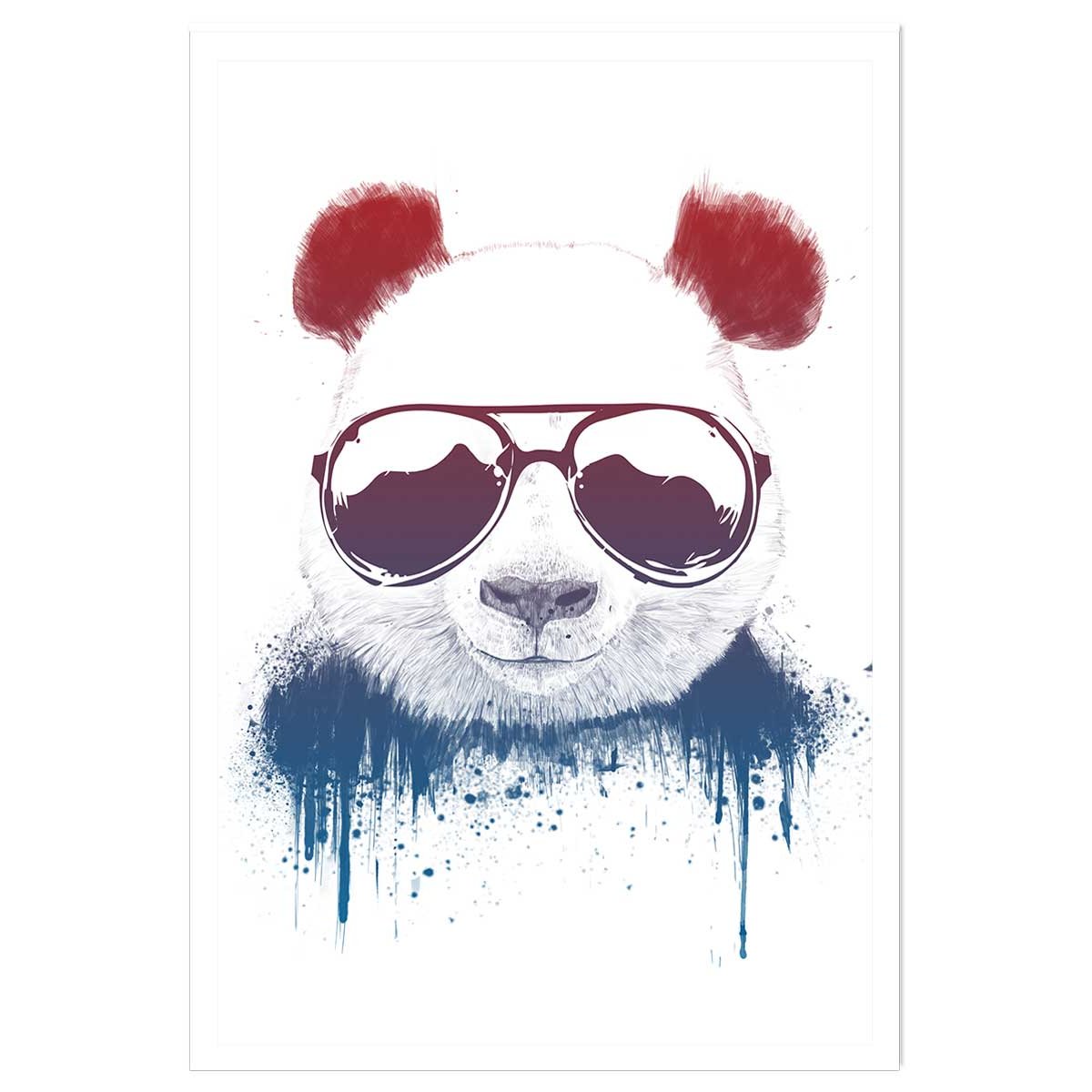 Affiche enfant panda affiche seule, HEXOA