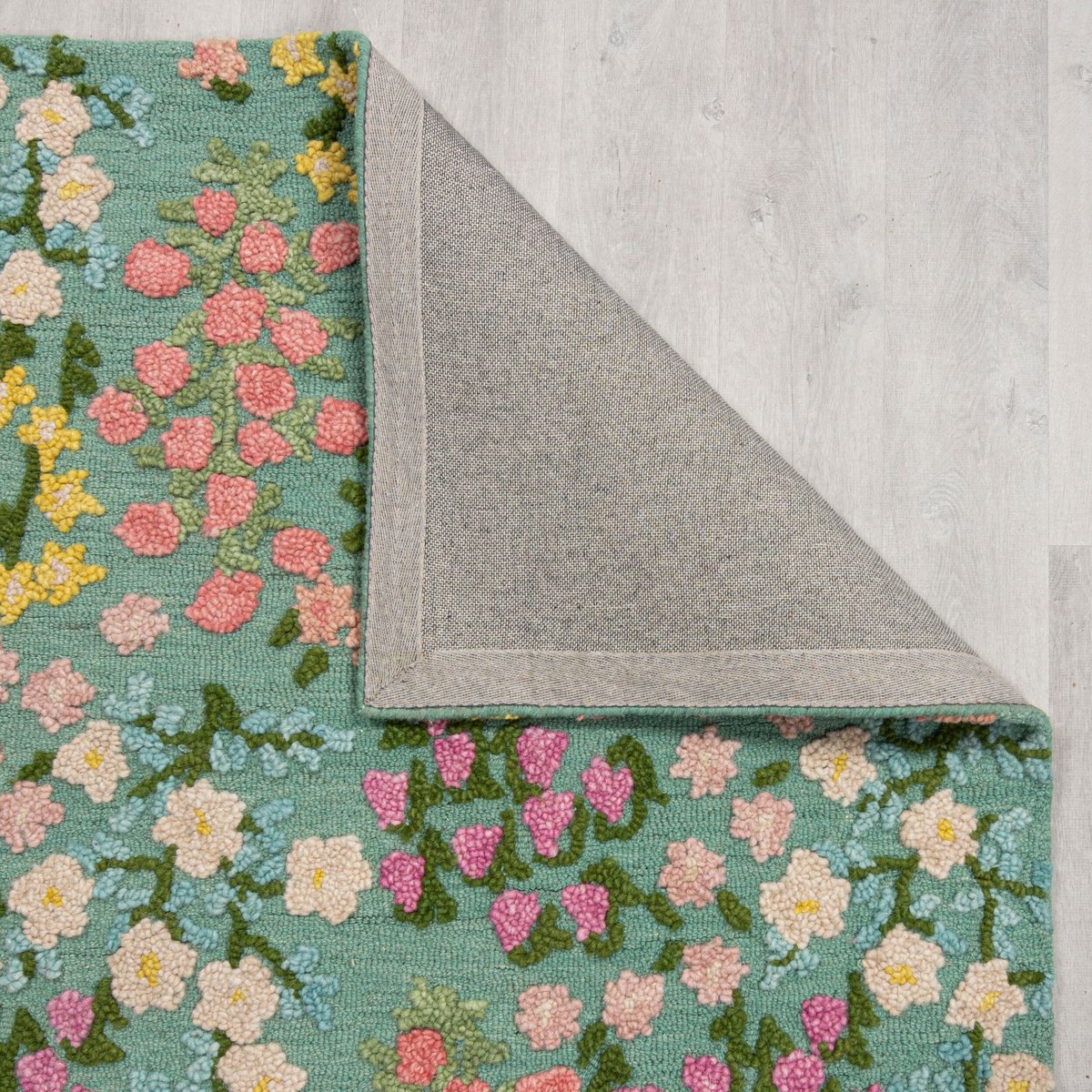Tapis floral en laine EMILIA multicolore, FLAIR RUGS