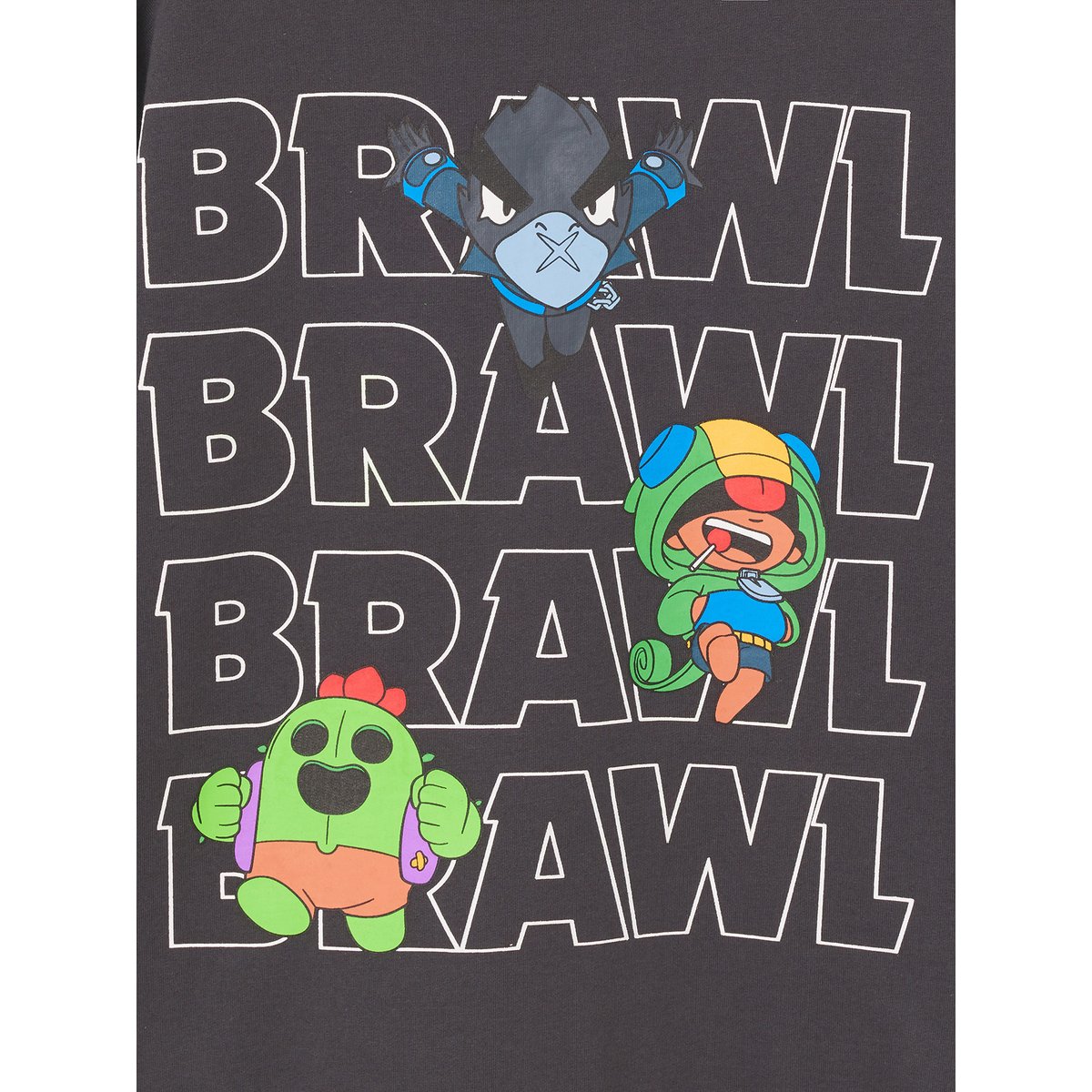 Sweat à capuche Brawl Stars anthracite, VERTBAUDET