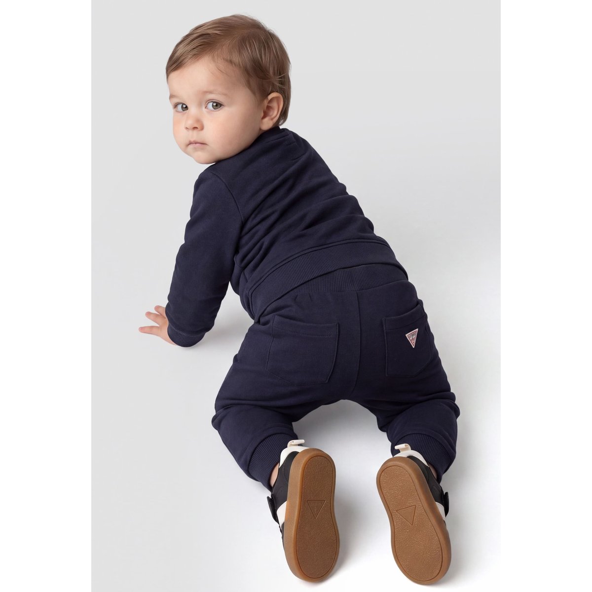 Sweat-Shirt Brodé bleu, GUESS KIDS