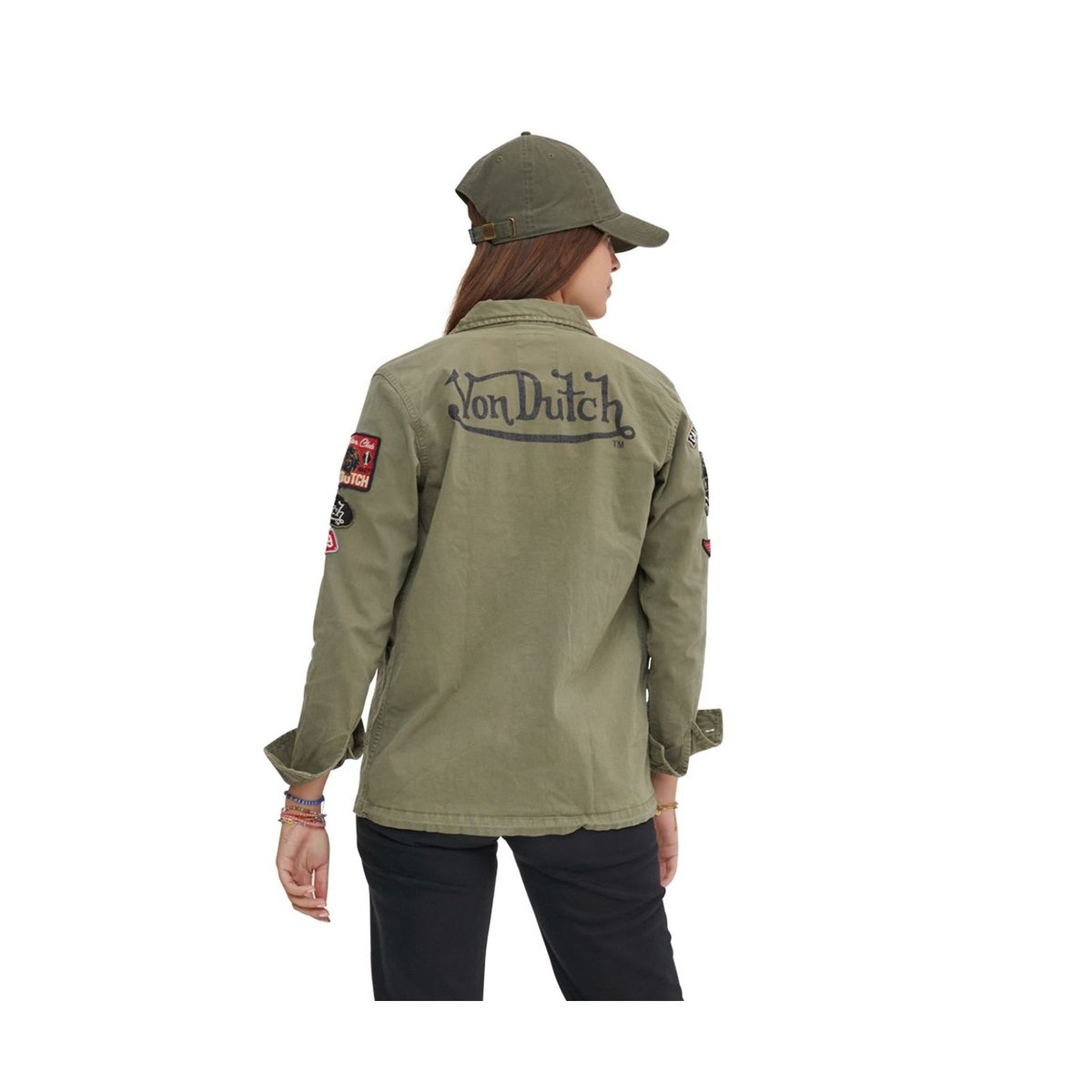 Veste Coton Angel kaki, VON DUTCH