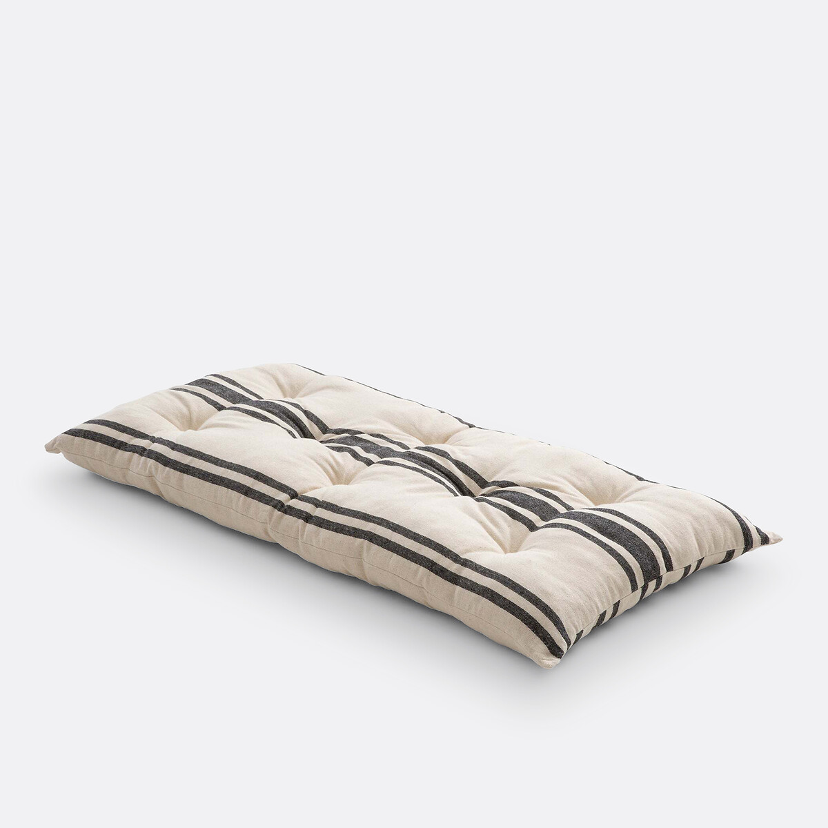 Matelas de sol 120 cm rayé, Minille naturel/noir, LA REDOUTE INTERIEURS