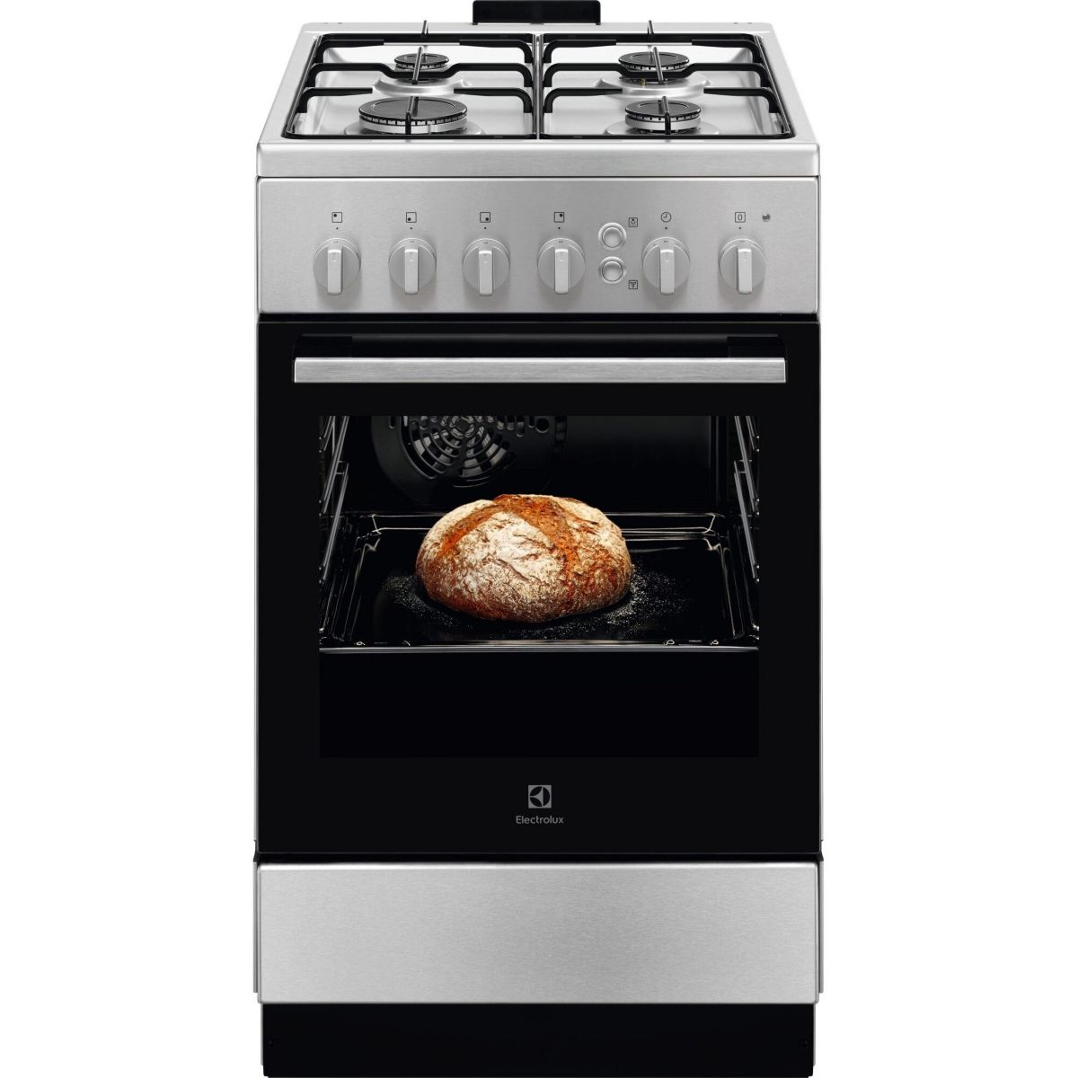 Cuisinière gaz LKG504010X couleur unique, ELECTROLUX