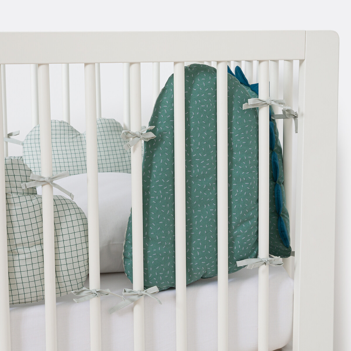 Tour de lit modulable percale, Little Dino imprimé, LA REDOUTE INTERIEURS