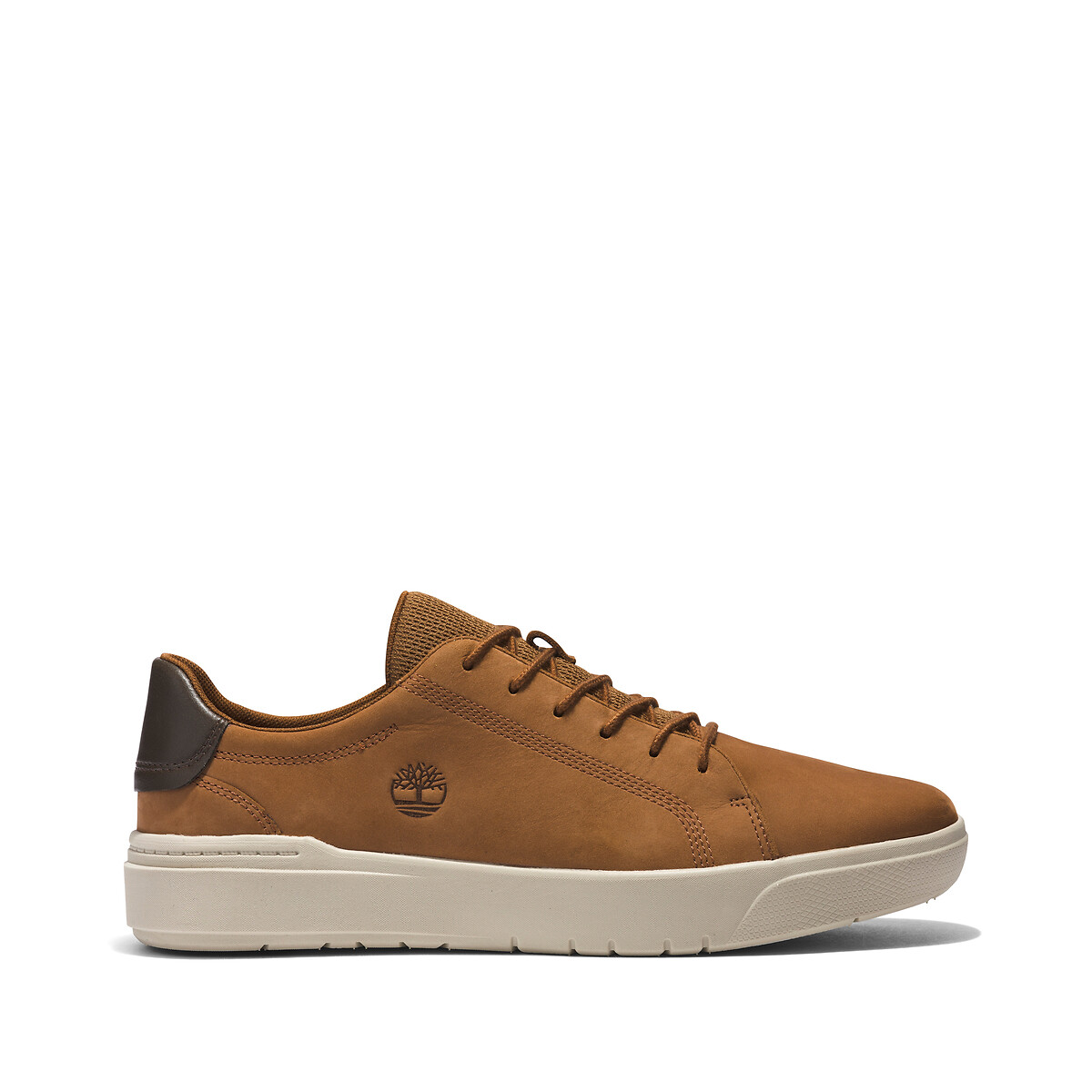 SENECA BAY LOW LACE leren sneakers camel, TIMBERLAND