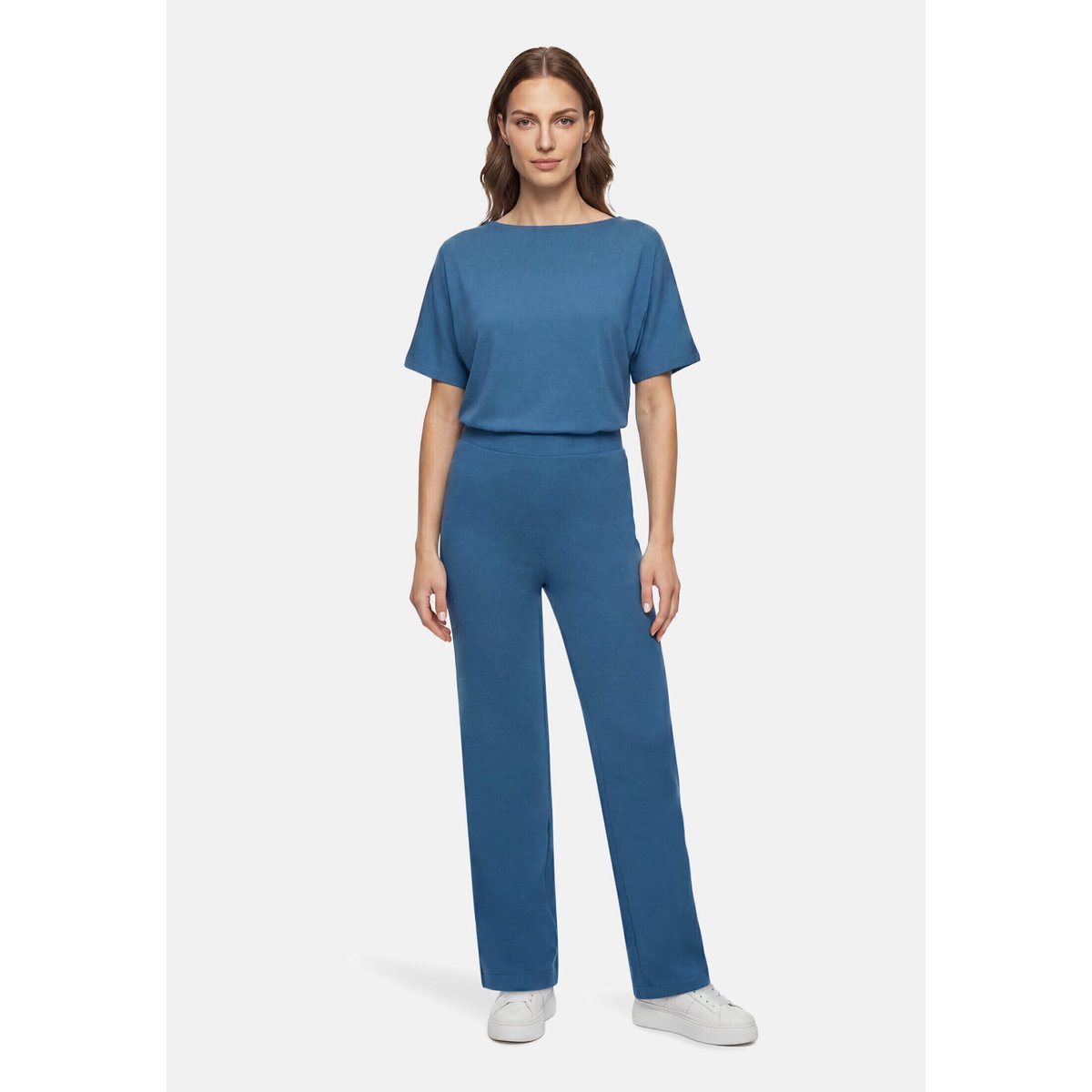 Pantalon à enfiler à poches extérieures blue horizon, BETTY BARCLAY