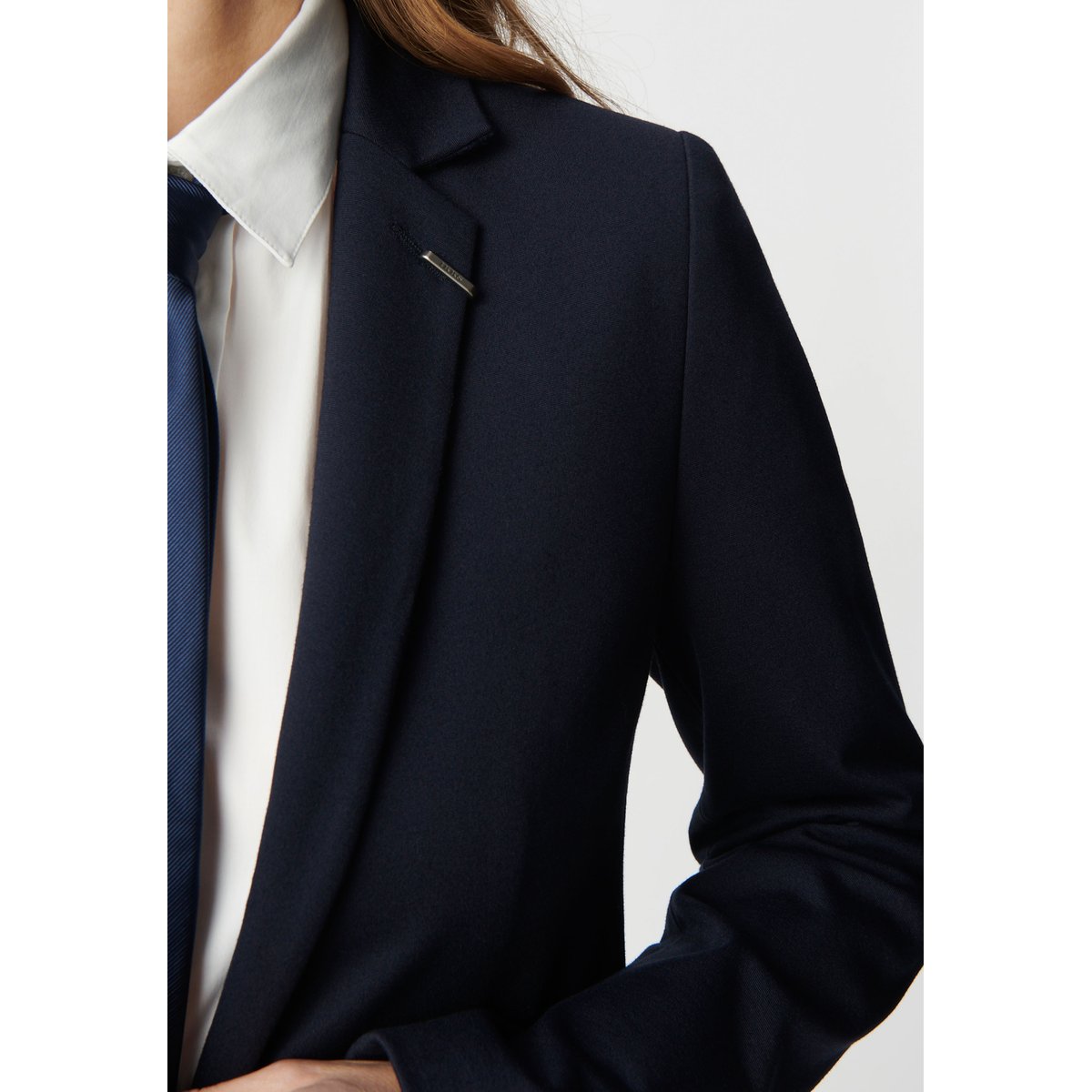 Veste de costume maille Milano BUSINESS COLLECTION bleu marine, IKKS