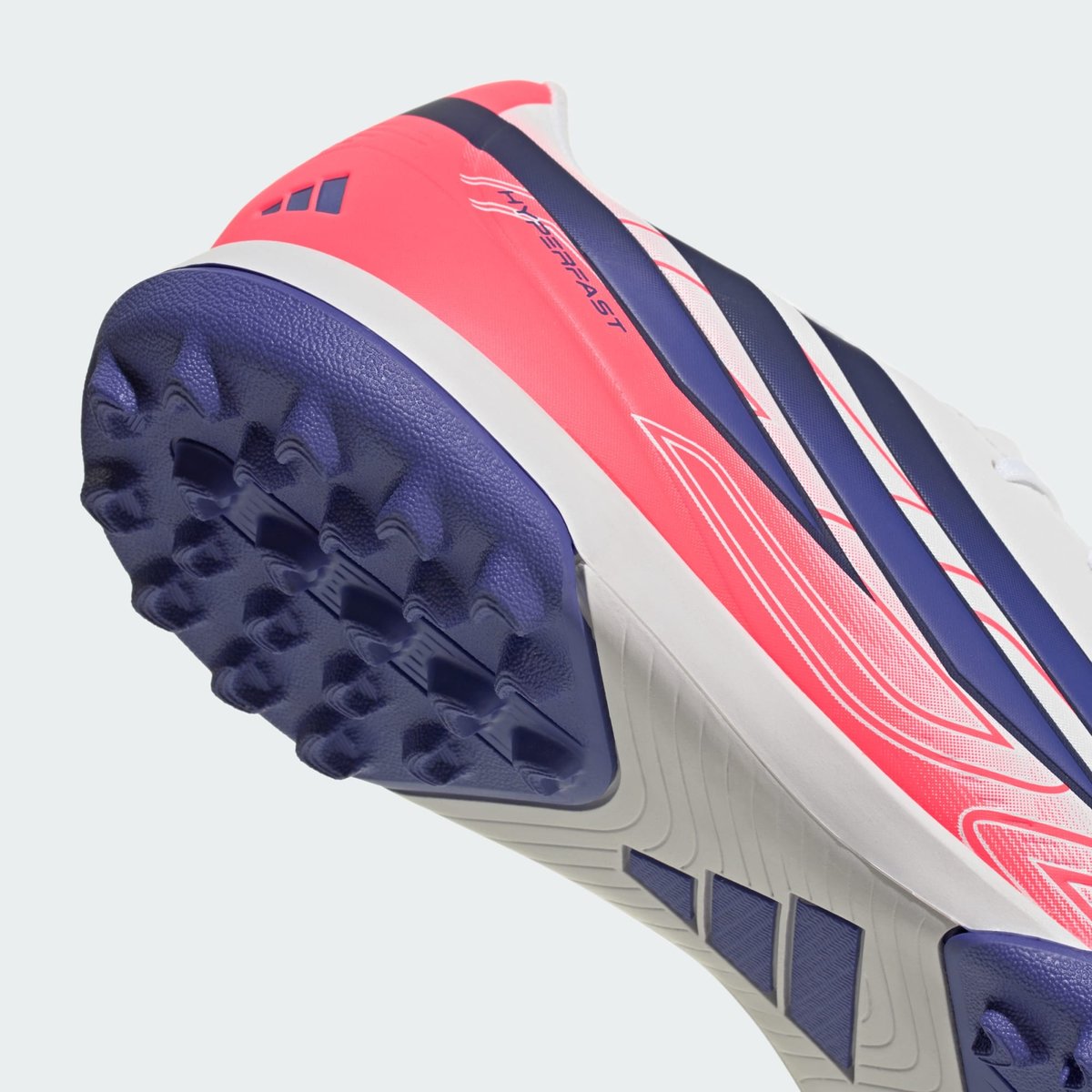 Chaussure De Football F50 Hyperfast Club Pour Terrain Turf Chaussure De Football F50 Hyperfast Club Pour Terrain Turf cloud white / solar purple / solar turbo, adidas Performance