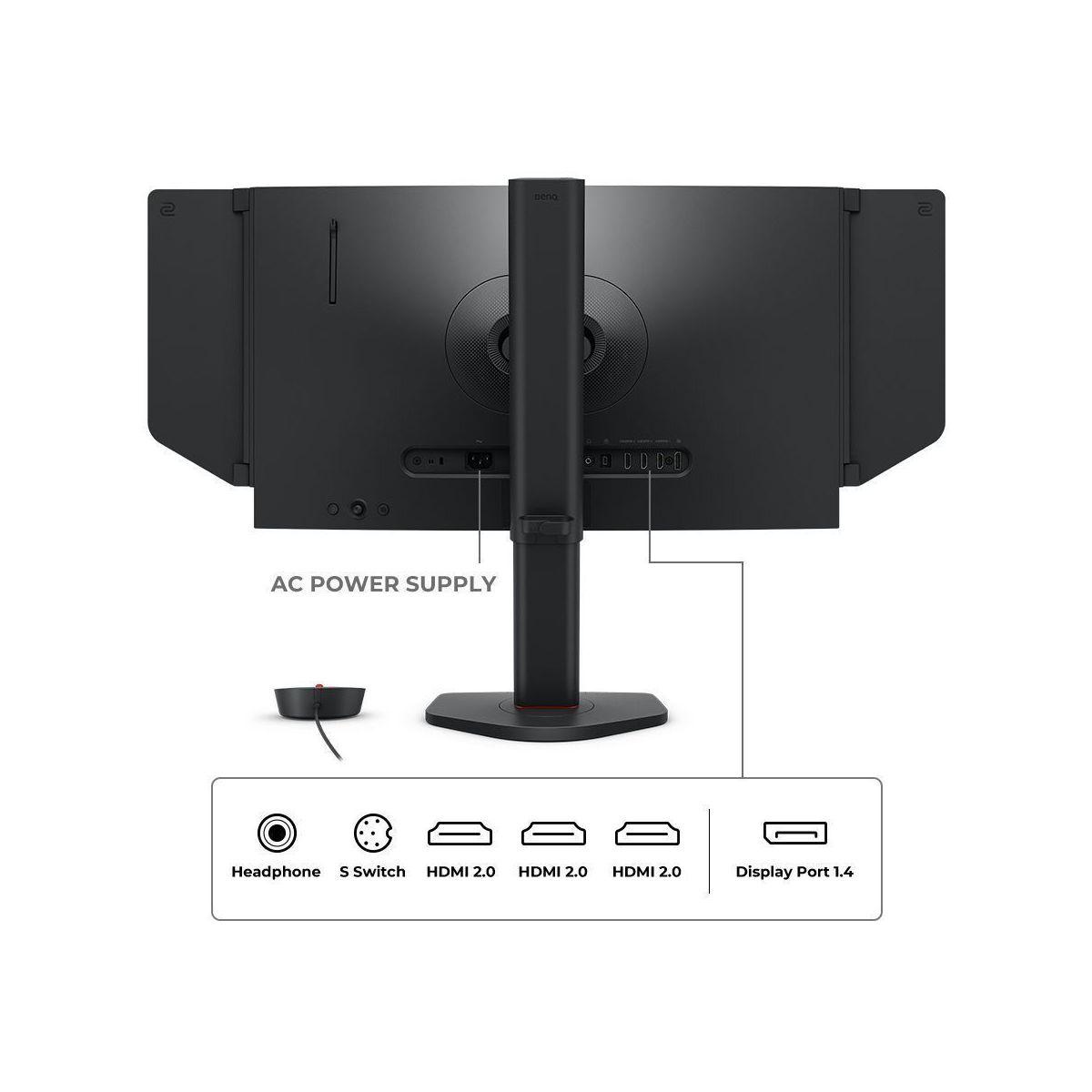 Ecran PC Gamer Zowie XL2586X+ 24" Ultra Fast TN Full HD 600 Hz 3x HDMI 2.1 couleur unique, BENQ