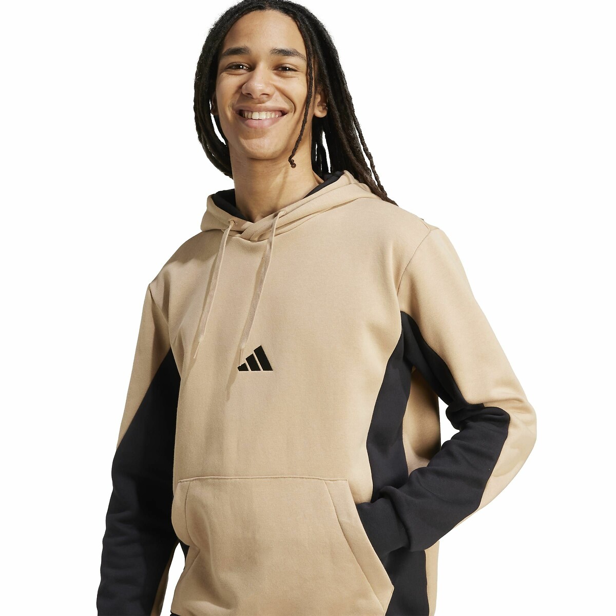 Survêtement à capuche colorblock French terry sable, ADIDAS SPORTSWEAR