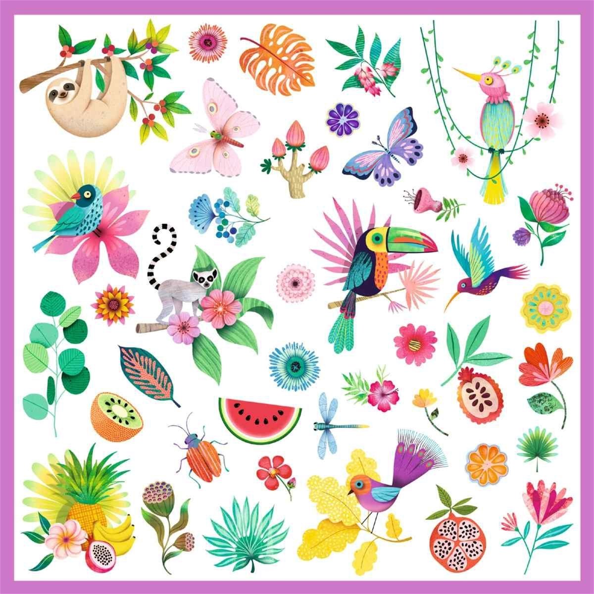 Stickers Paradise multicolore, DJECO