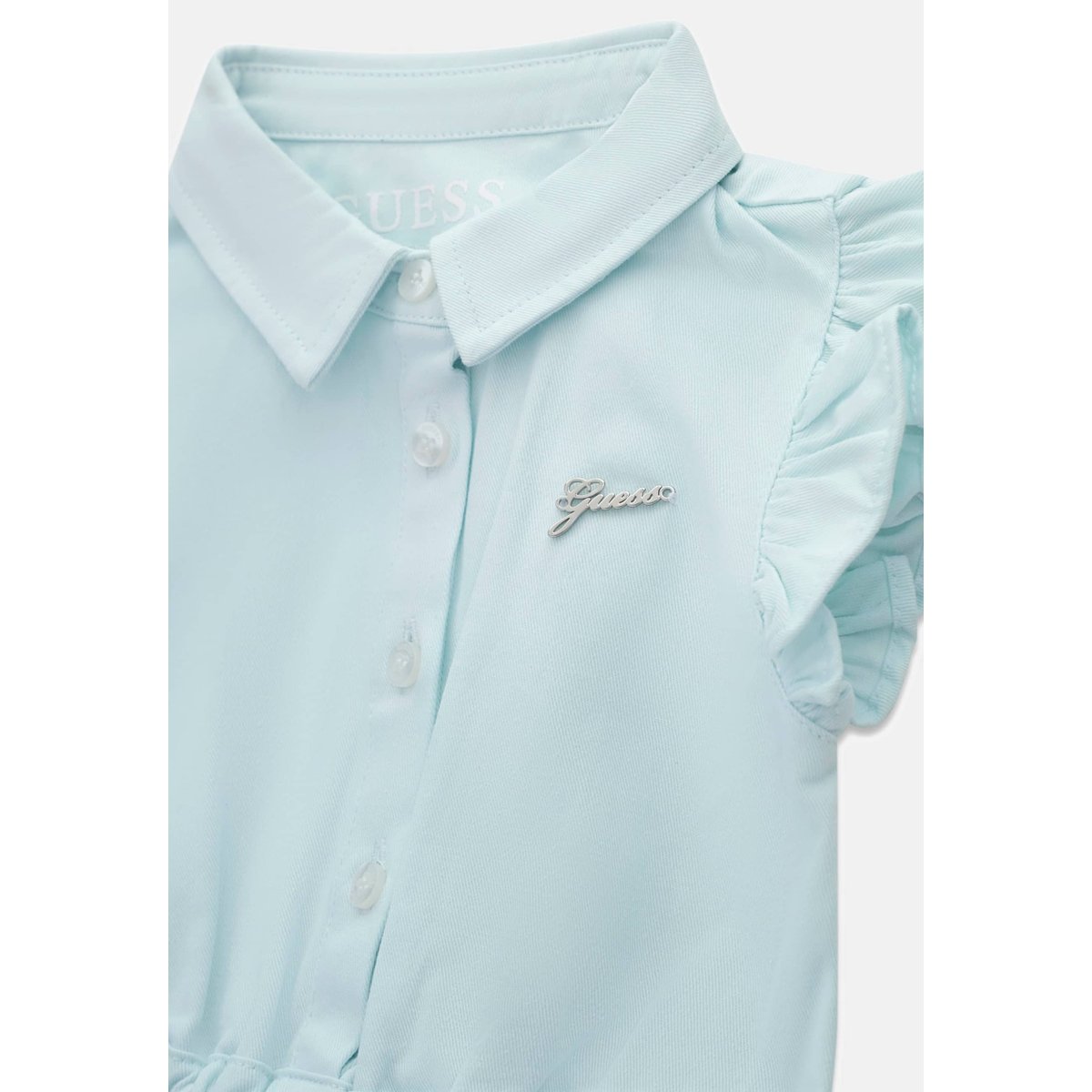 Robe Imprimée Cintrée Et Évasée bleu floral, GUESS KIDS