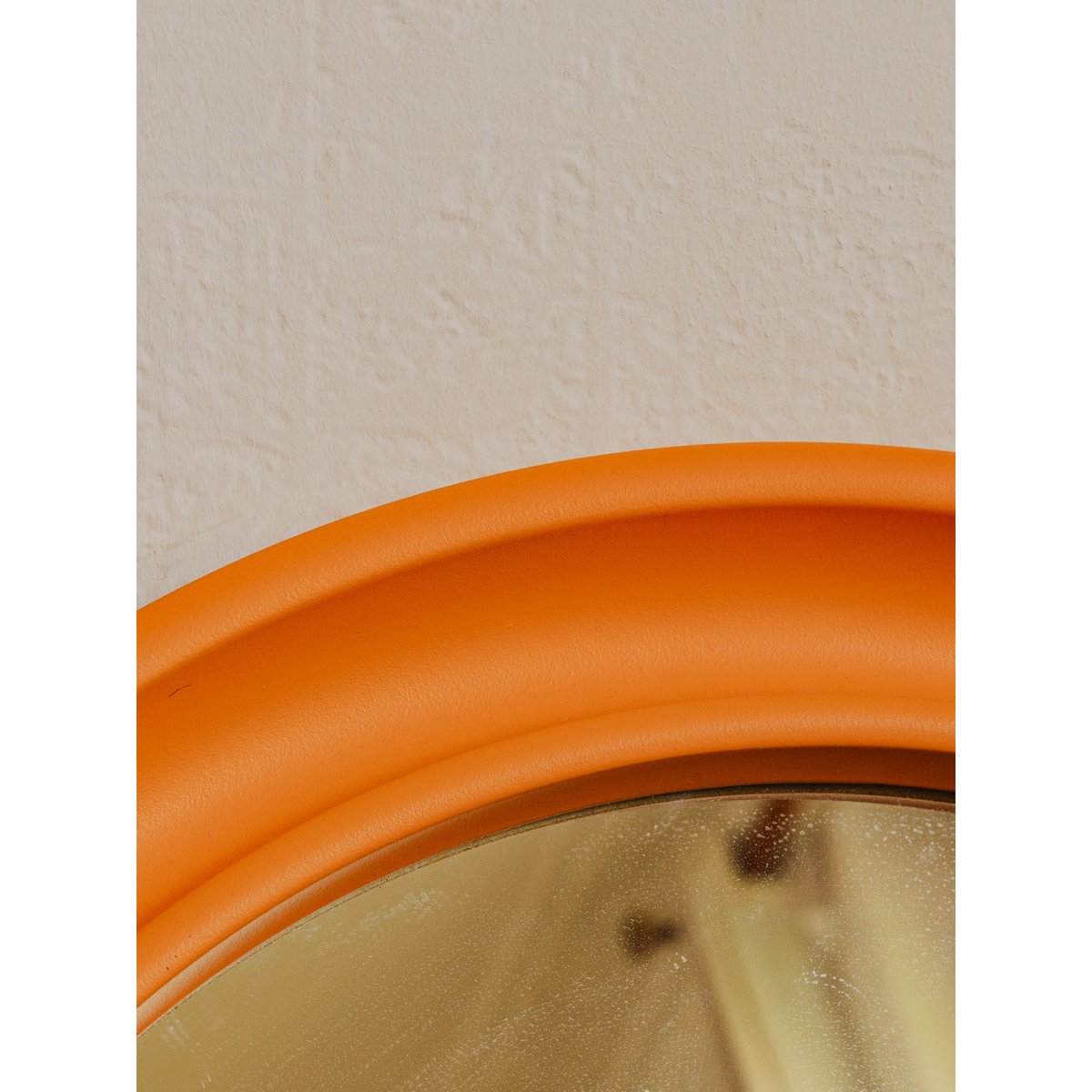 Miroir en fibre de verre orange Igor N°1179 - Bon état orange, DEBONGOUT