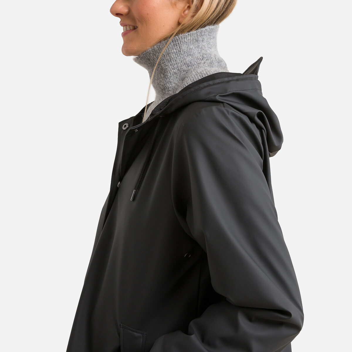 Imperméable à capuche A-LINE W JACKET noir, RAINS
