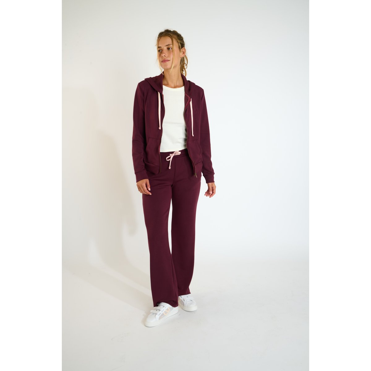 Pantalon Flowega - BAYJOY bordeaux, BANANA MOON