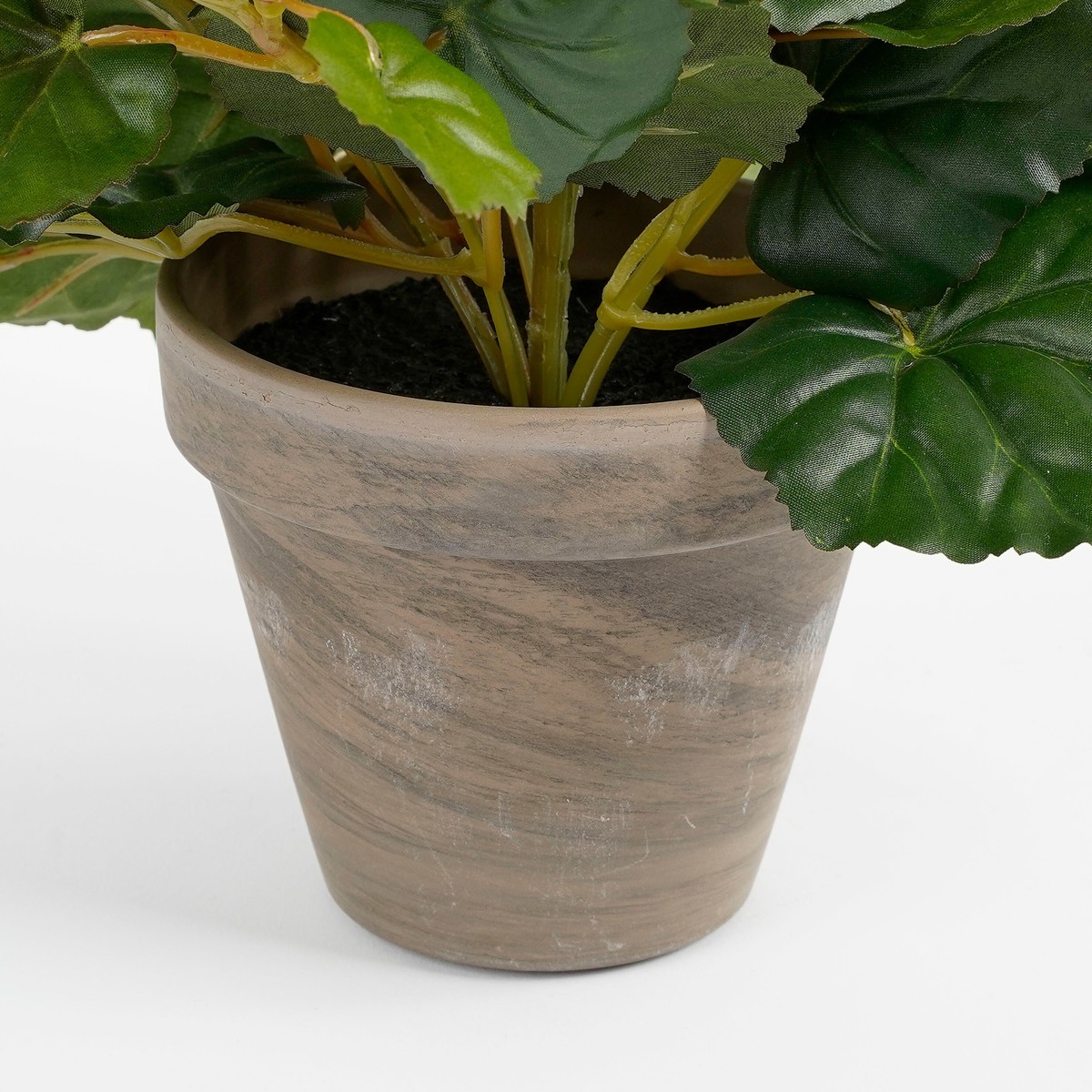 Plante artificielle BEGONIA blanc, MICA DECORATIONS