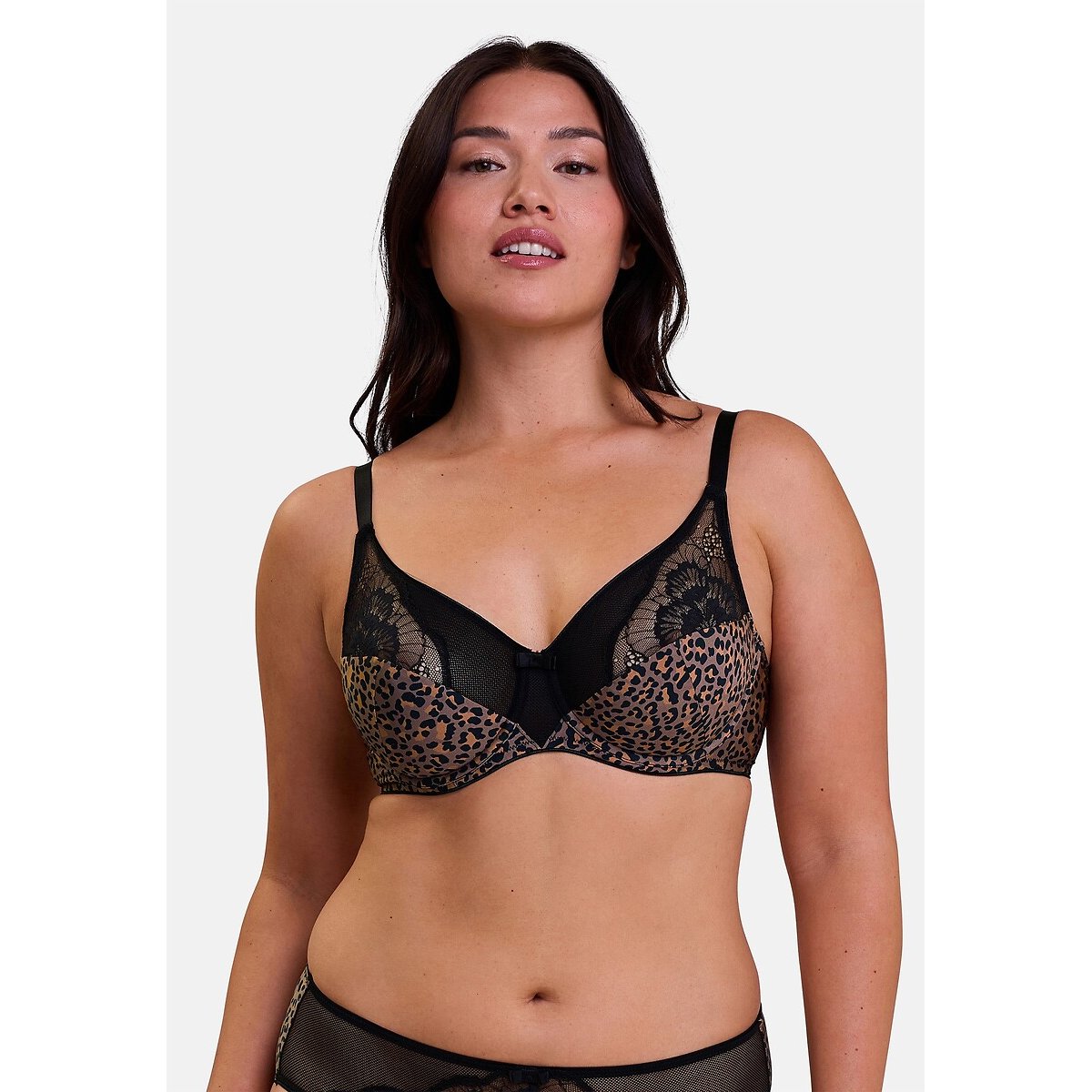 Lena Classic Underwired Bra leopard print, SANS COMPLEXE