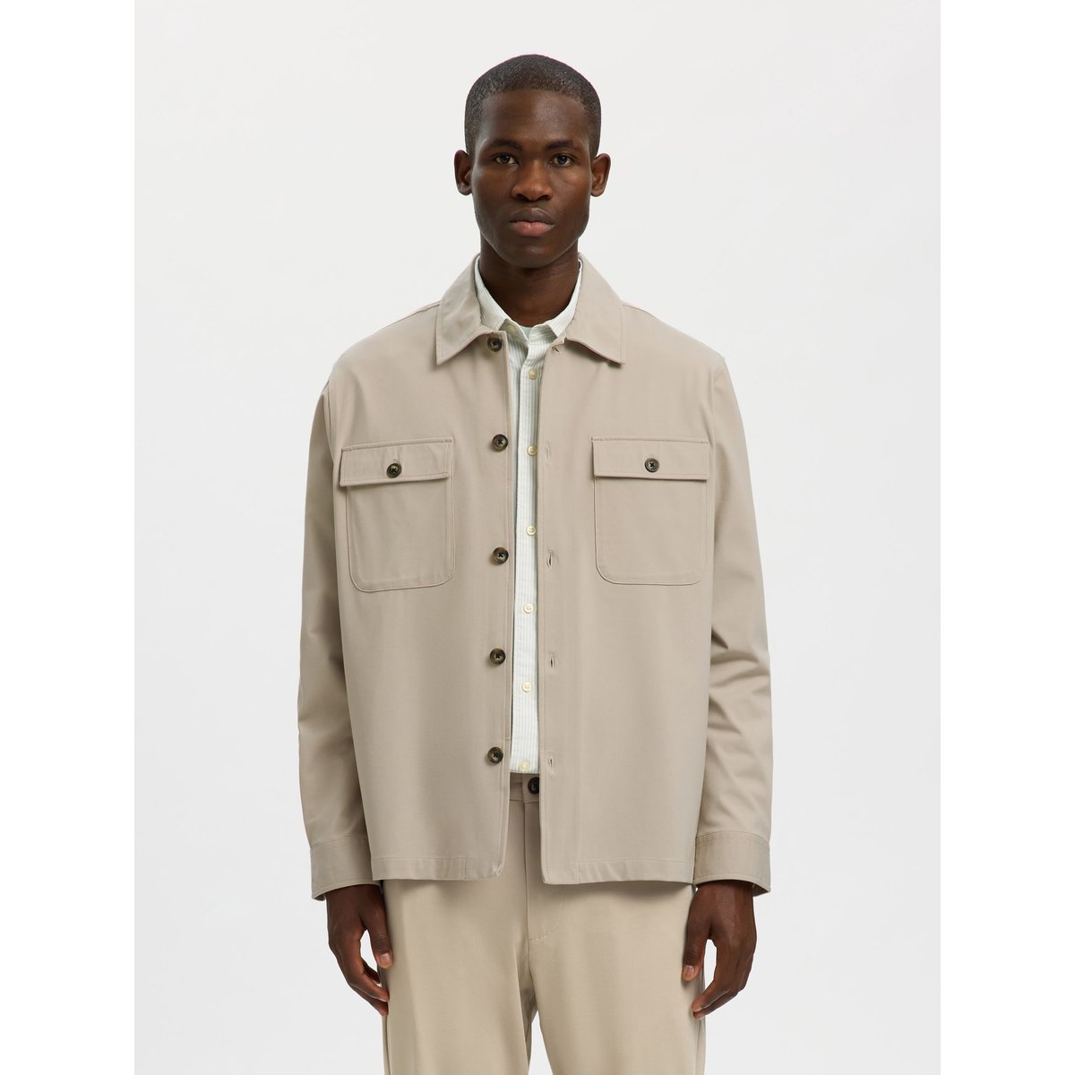 Surchemise pure cashmere, SELECTED