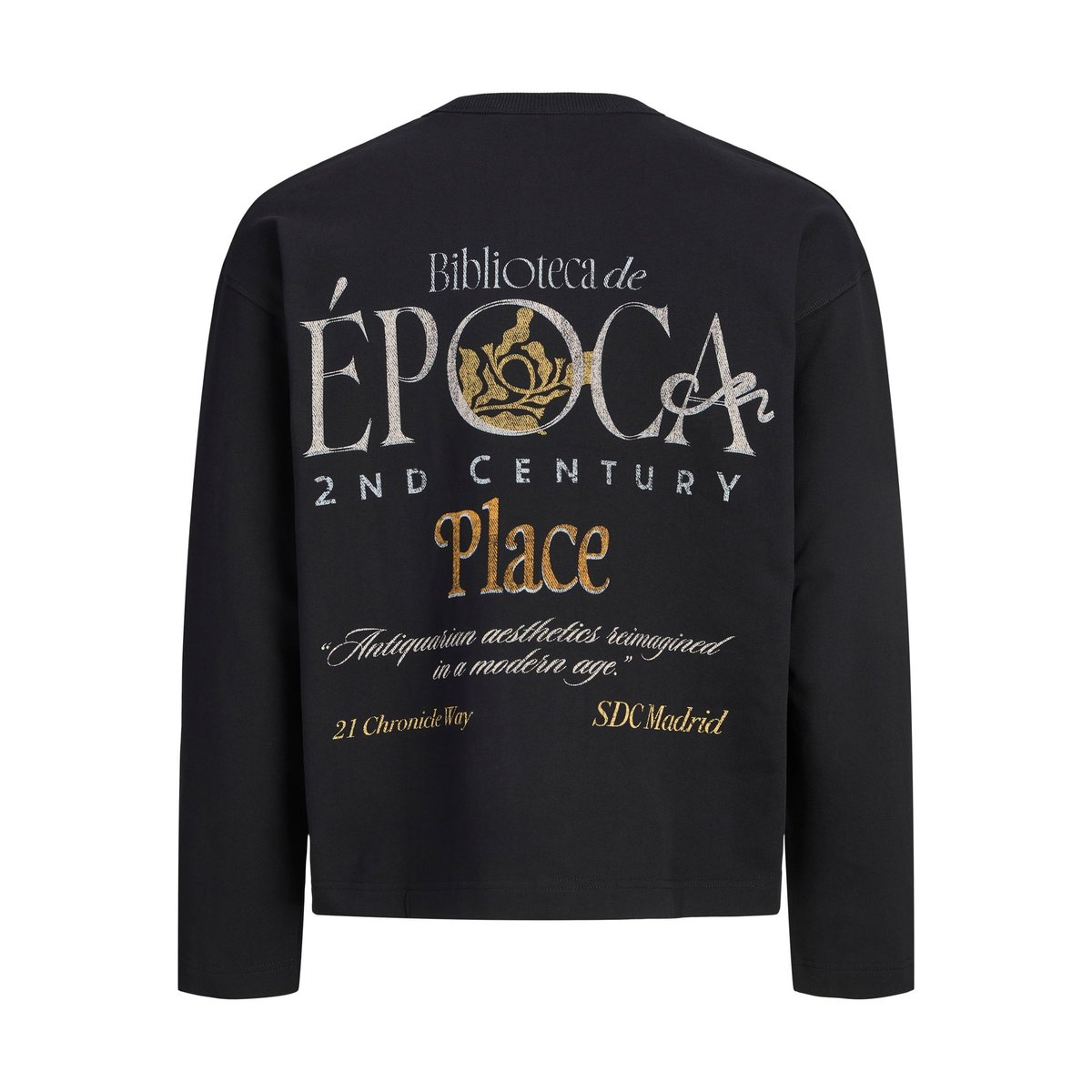 Sweat-Shirt noire - black, JACK & JONES