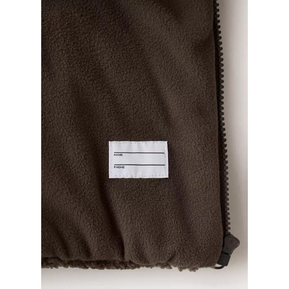 Manteau imitation mouton réversible marron, MANGO BABY