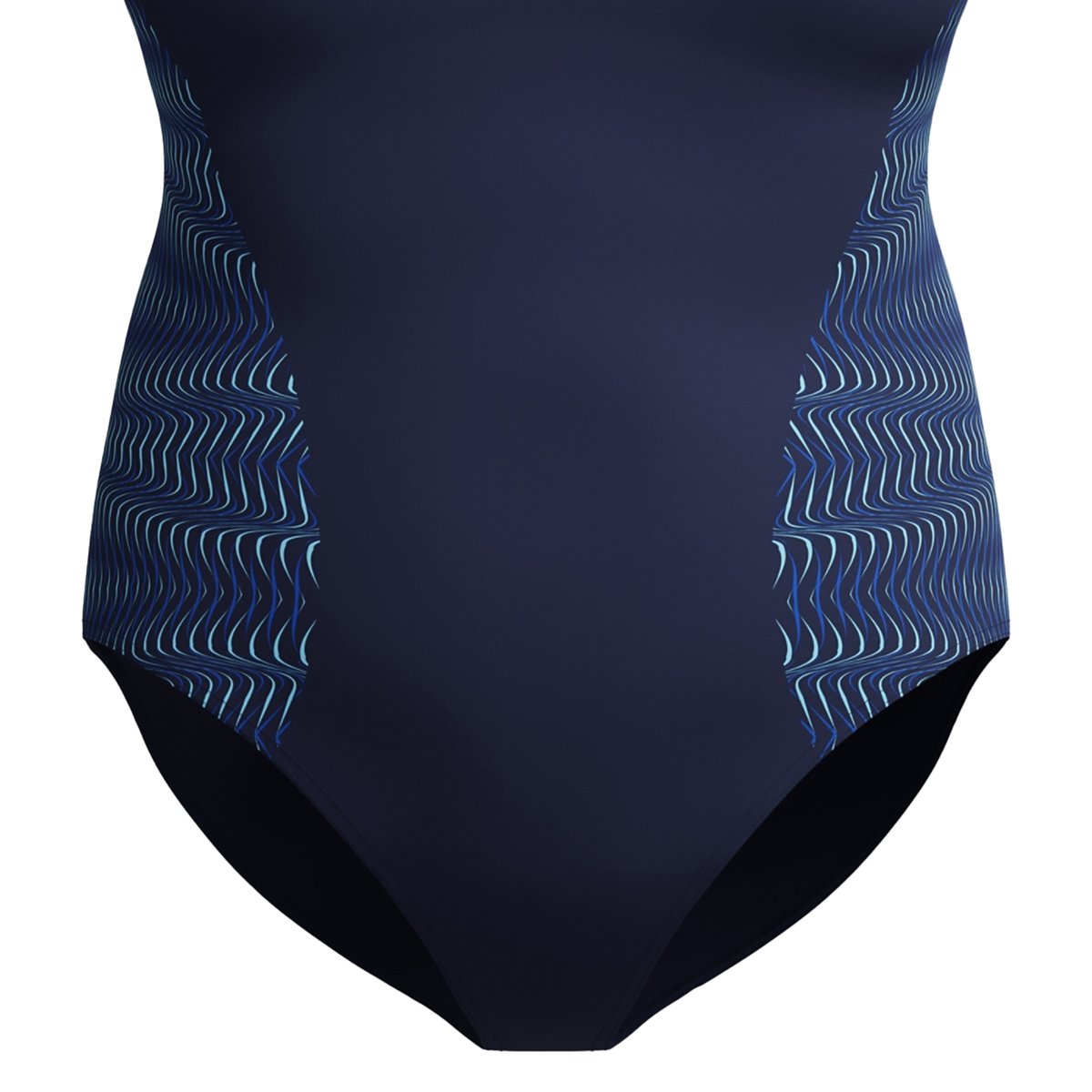 Maillot de bain 1 pièce dos nageur motif/style imprimé PLACEMENT MEDALIST bleu marine, SPEEDO