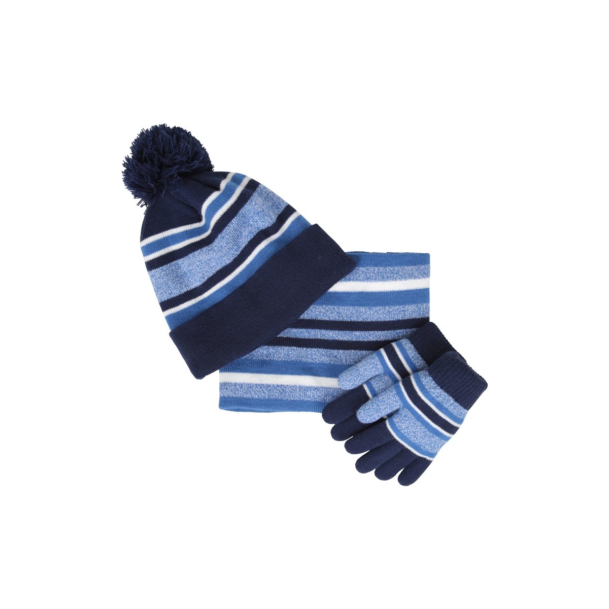 Ensemble bonnet et gants bleu, MOUNTAIN WAREHOUSE