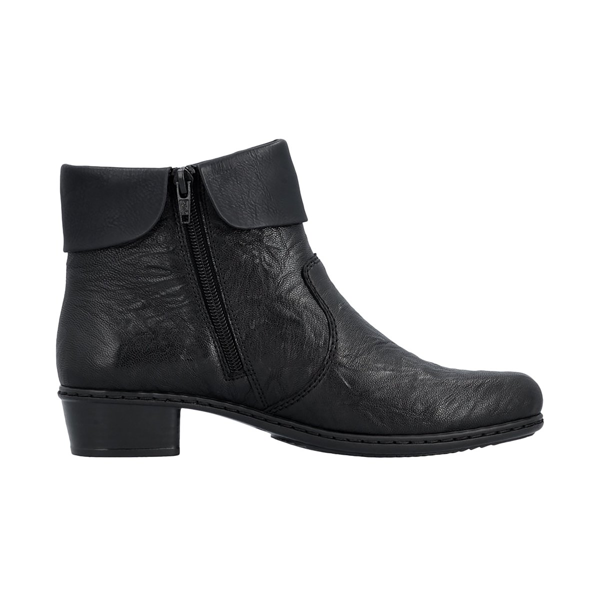 Bottine Cuir noir, RIEKER