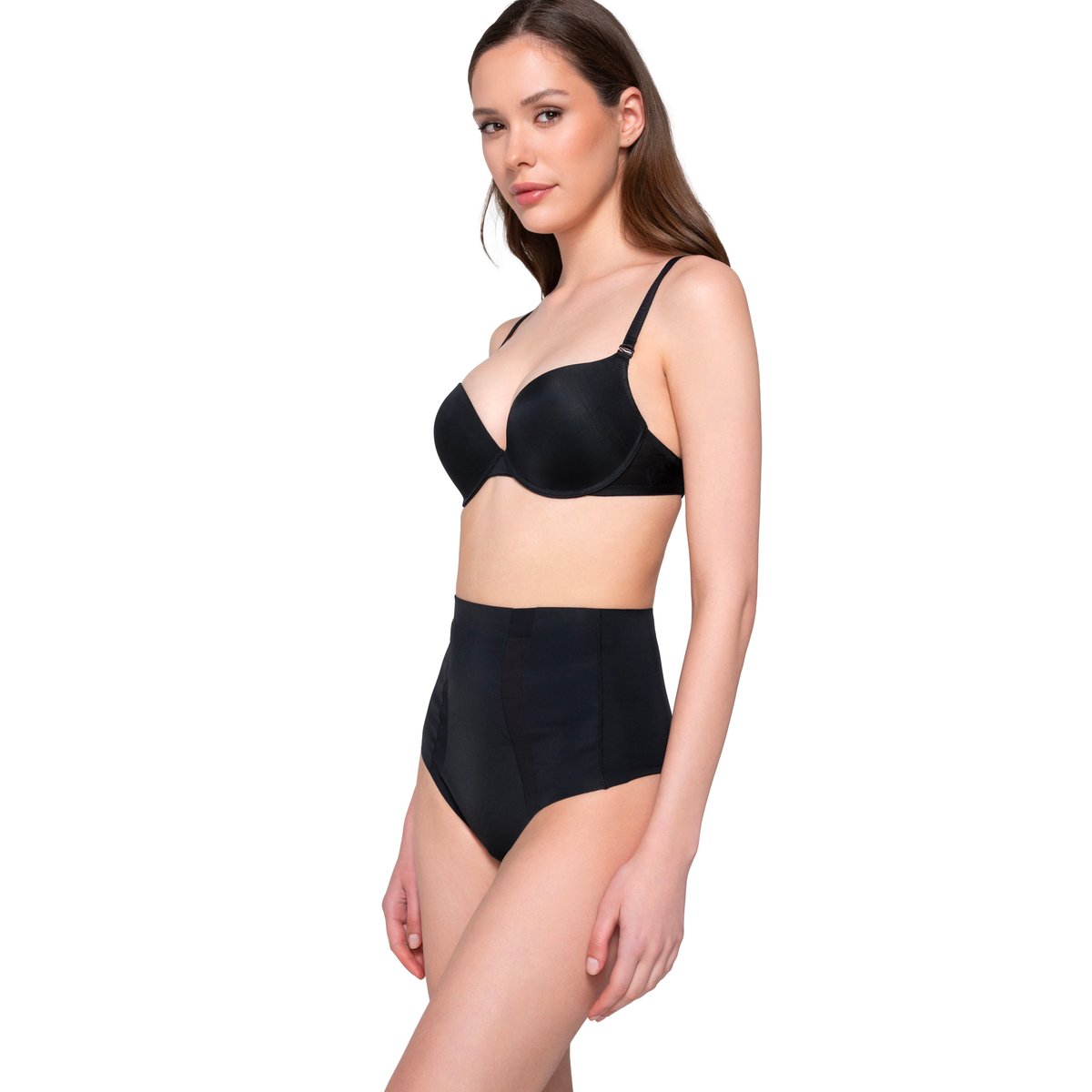 String taille haute gainant SCULPT noir, LUNA SPLENDIDA