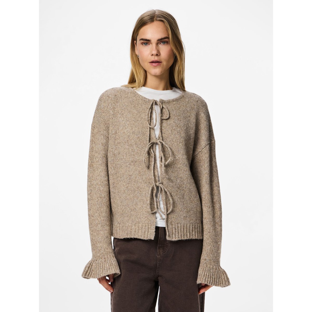 Cardigan En Maille morel, PIECES