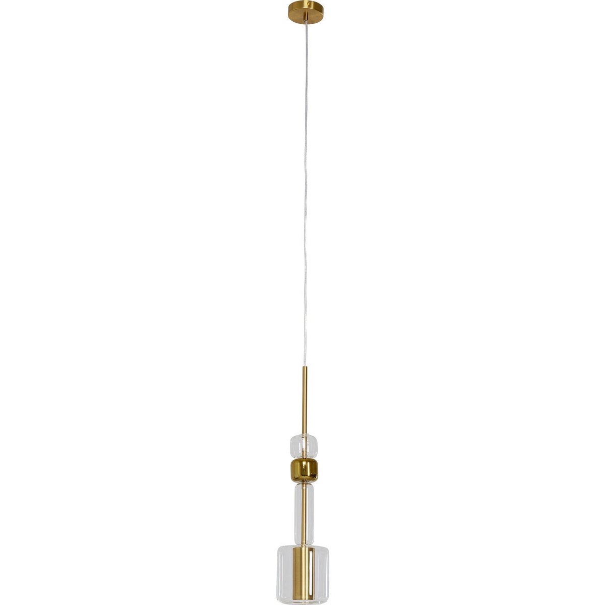 Suspension en verre et acier, CANDY BAR or, KARE DESIGN