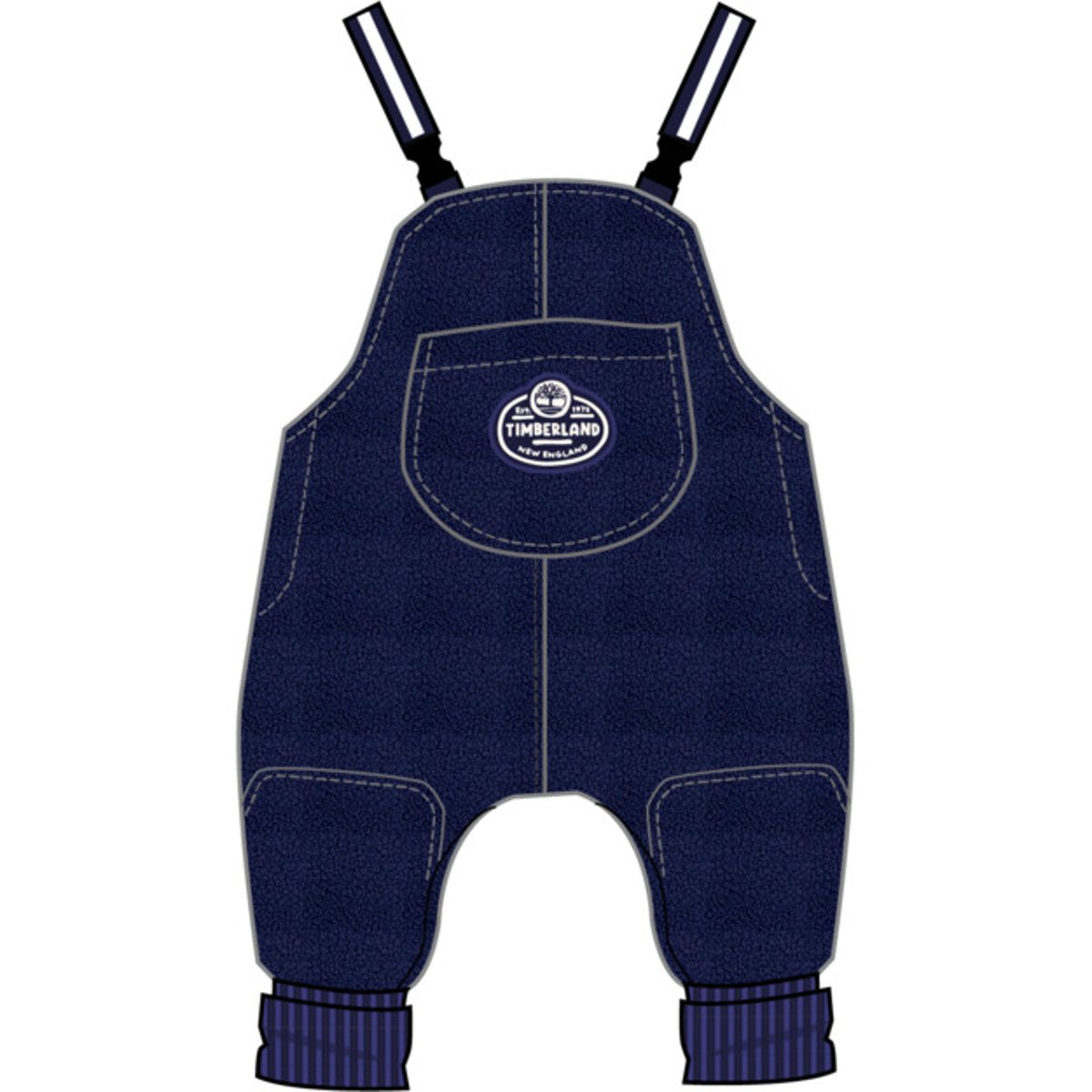 Salopette indigo blue, TIMBERLAND