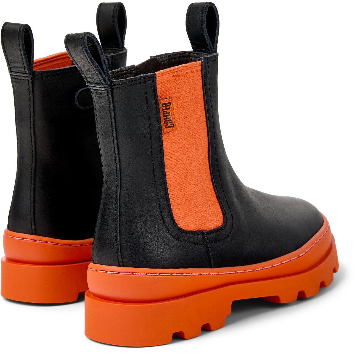 Bottines Brutus cuir noir 1, CAMPER
