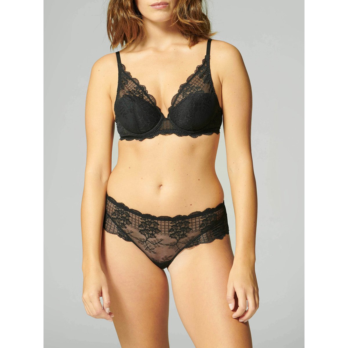 Soutien-gorge push-up décolleté plongeant, RÊVE noir, SIMONE PERELE