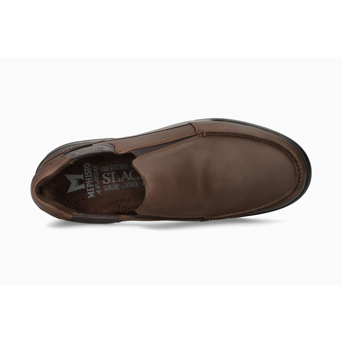 Derbies en cuir CLIFORD marron foncé p5150, MEPHISTO