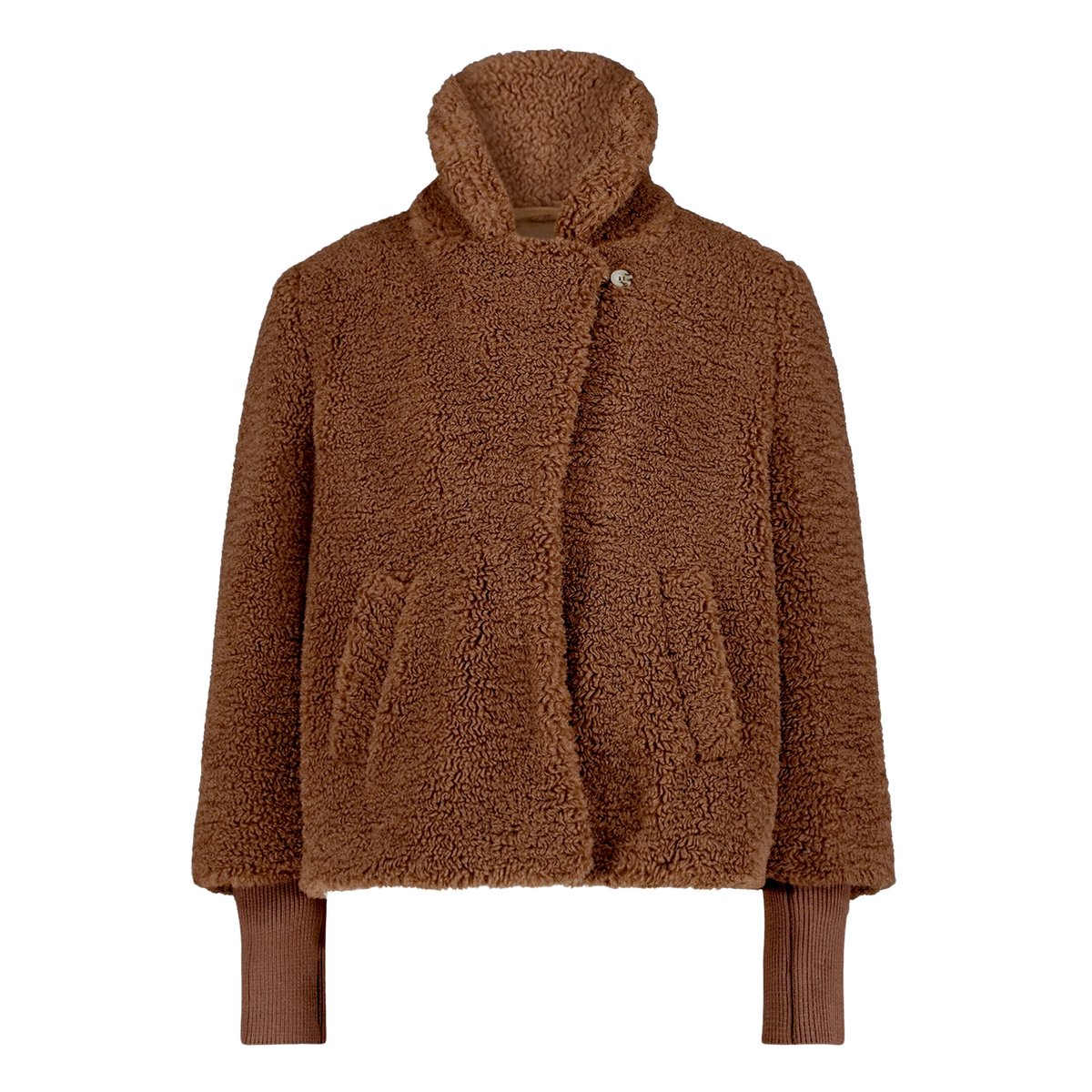 Veste outdoor en peluche dark coffee, BETTY BARCLAY