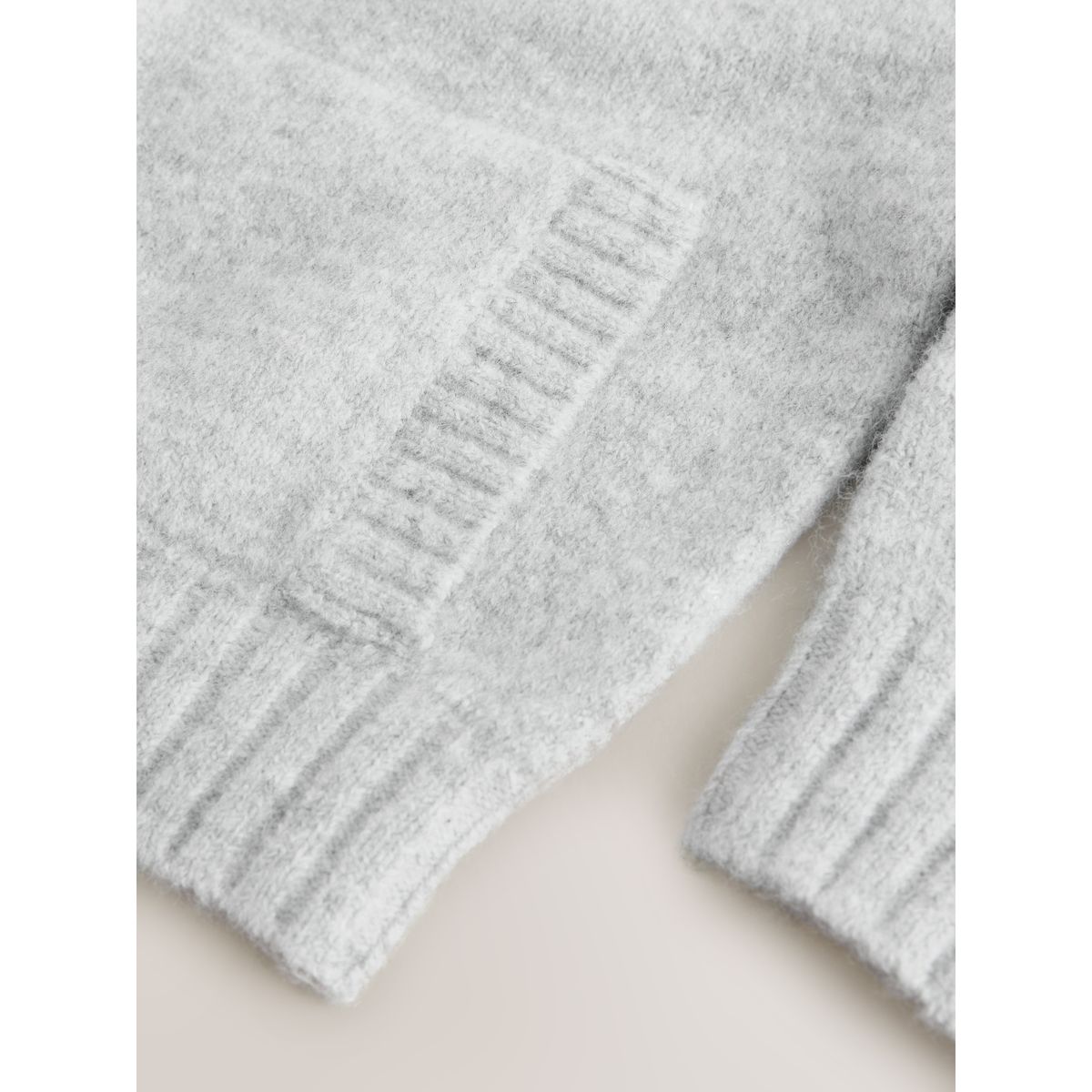 Sweat à capuche zippé en maille gris, NEXT
