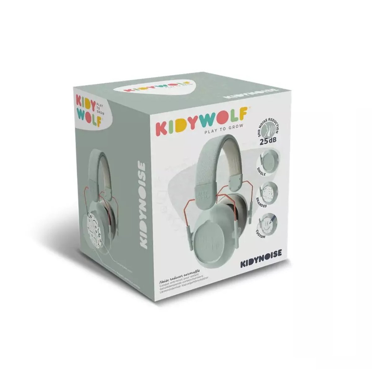 Casque anti bruit enfant KIDYNOISE bleu, KIDYWOLF