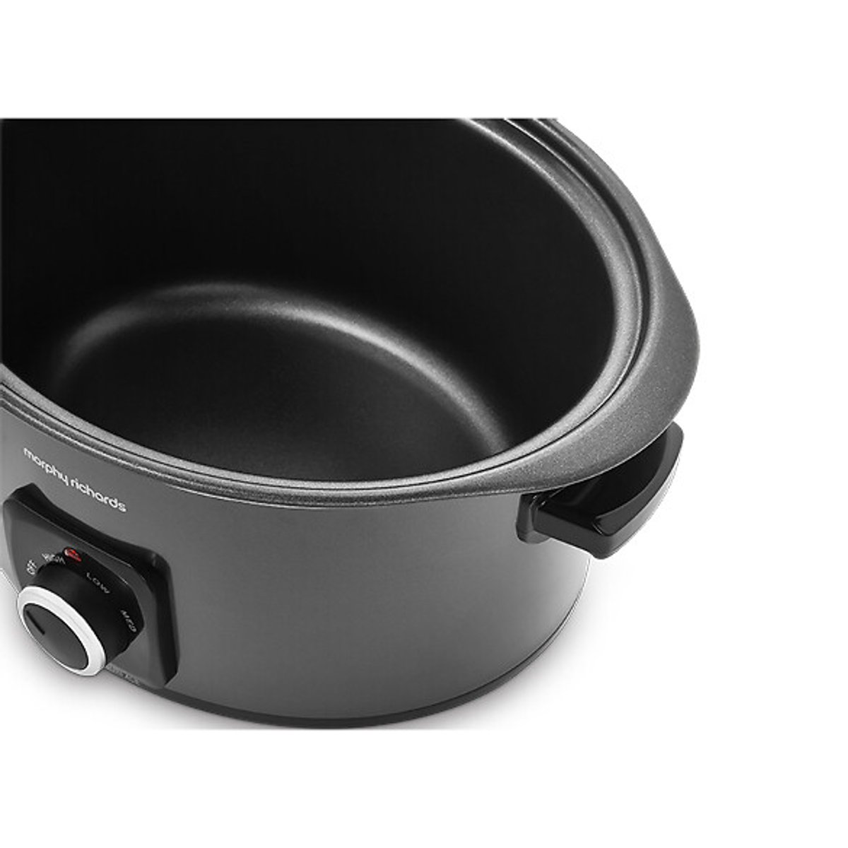 Sear & Stew 6.5L Hinged Lid Slow Cooker - 461020 grey, MORPHY RICHARDS